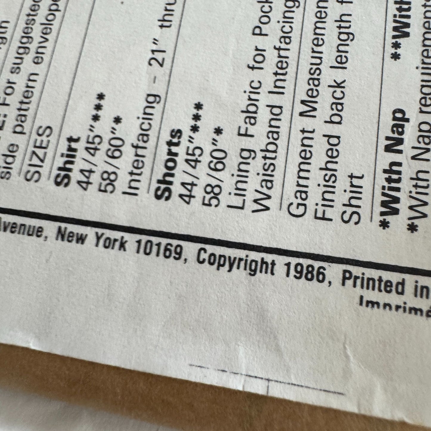 McCalls Sewing Pattern 2454 Easy Fit Button Shirt Shorts Summer Cruise 14 UC 80s