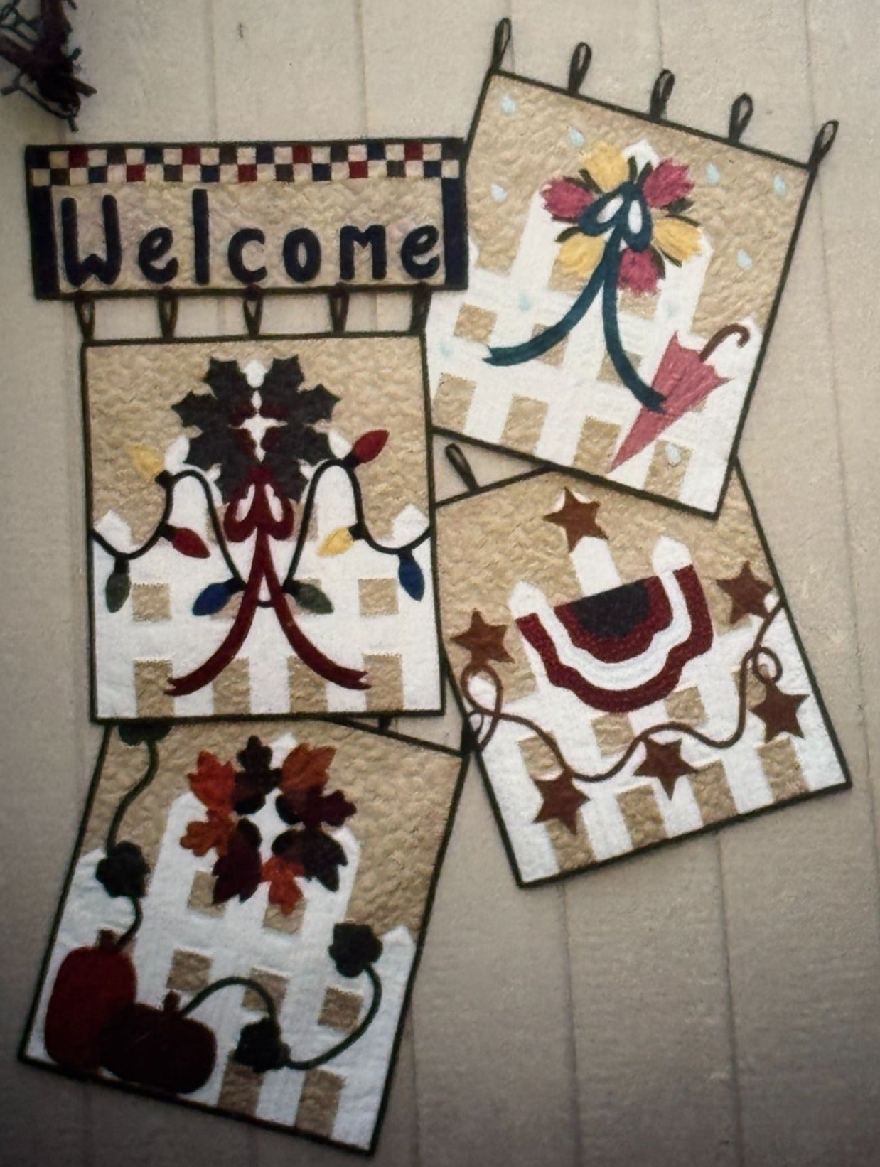 Snuggles Quilts Pattern Welcome Home Applique Quilting Deanne Eisenman Seasonal