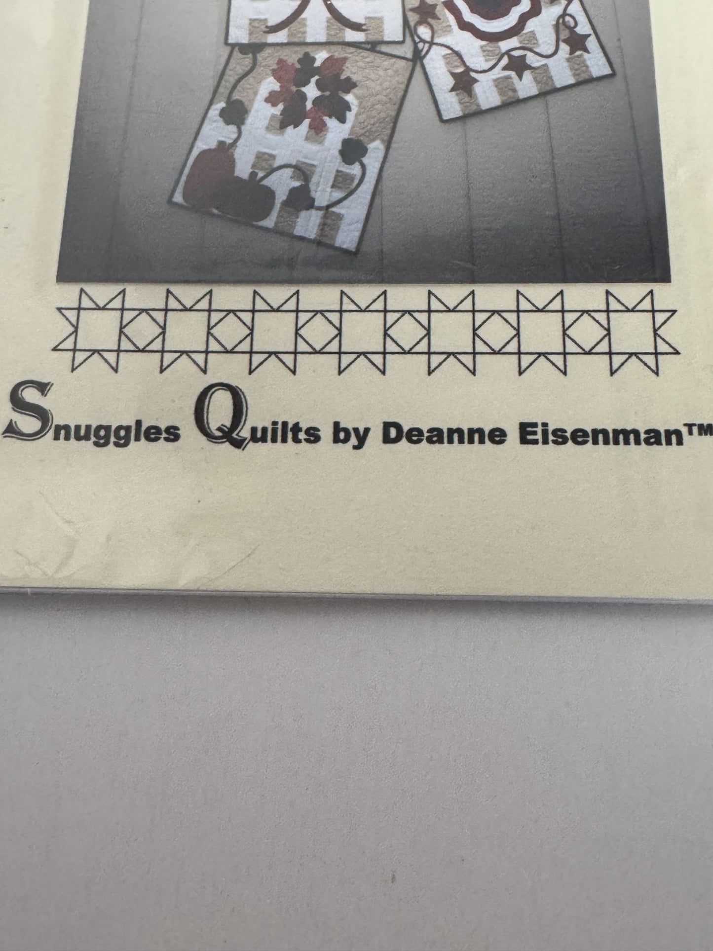 Snuggles Quilts Pattern Welcome Home Applique Quilting Deanne Eisenman Seasonal