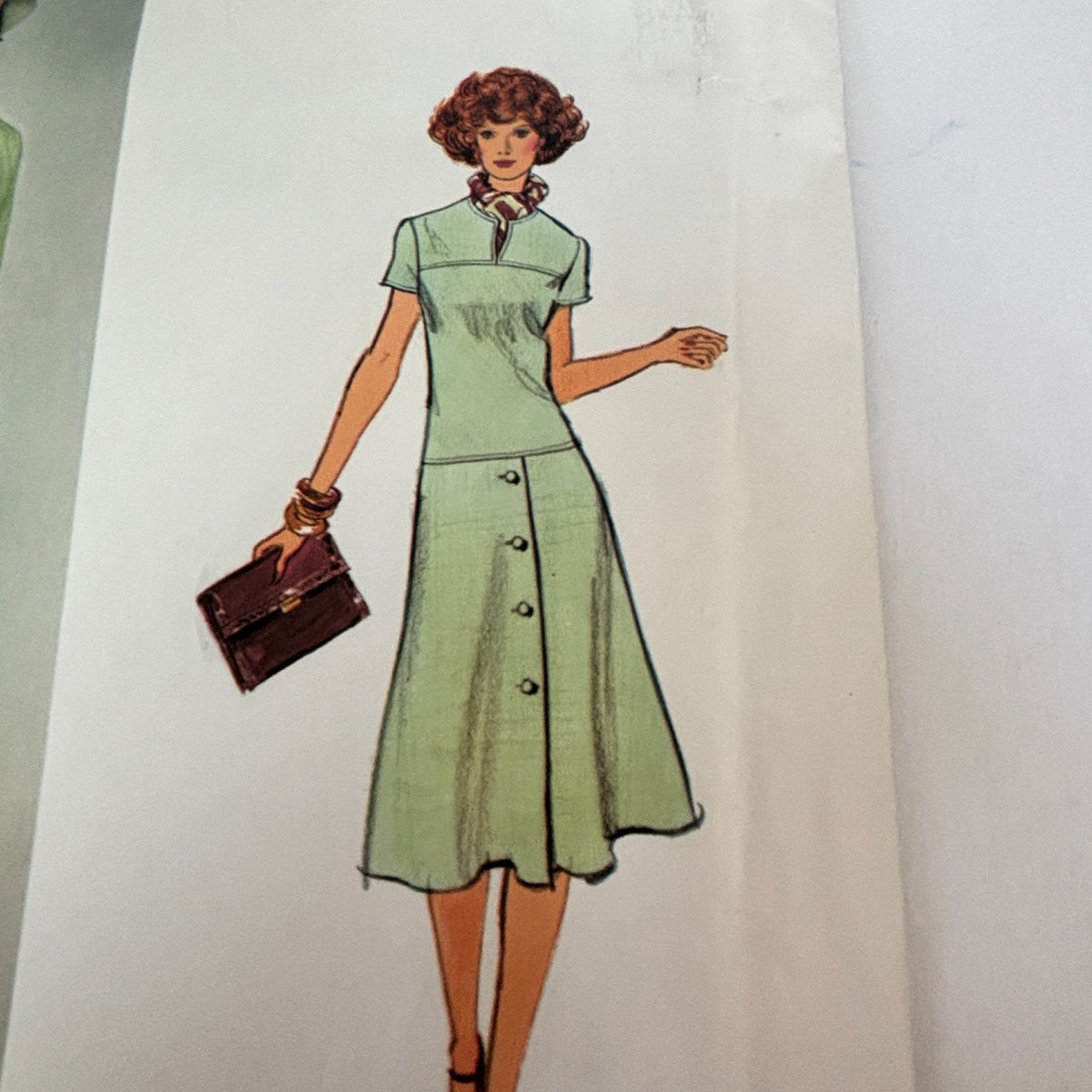 Vogue Paris Original Sewing Pattern 1372 Molyneux Jacket Dress Designer 10 70s UC Vintage A-Line