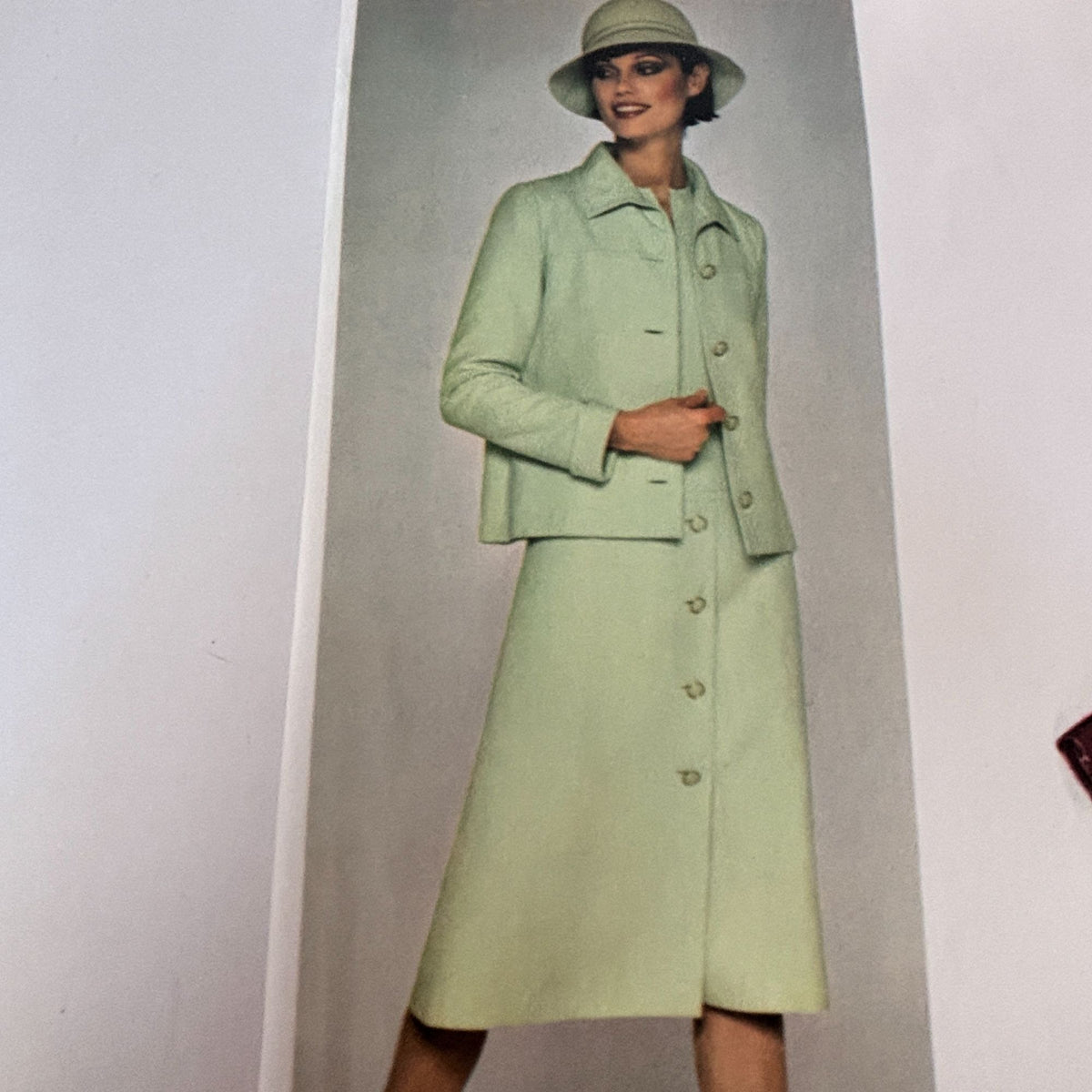 Vogue Paris Original Sewing Pattern 1372 Molyneux Jacket Dress Designer 10 70s UC Vintage A-Line