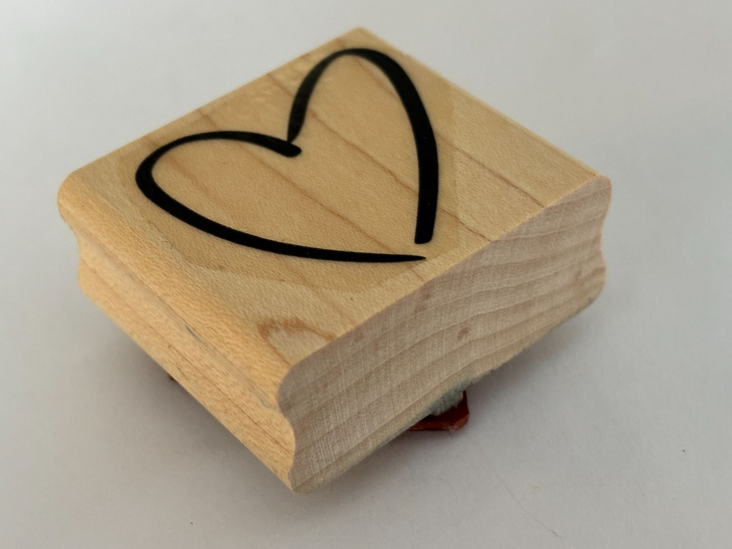 Stampin Up Rubber Stamp Heart Shaped Valentines Day Anniversary Card Making