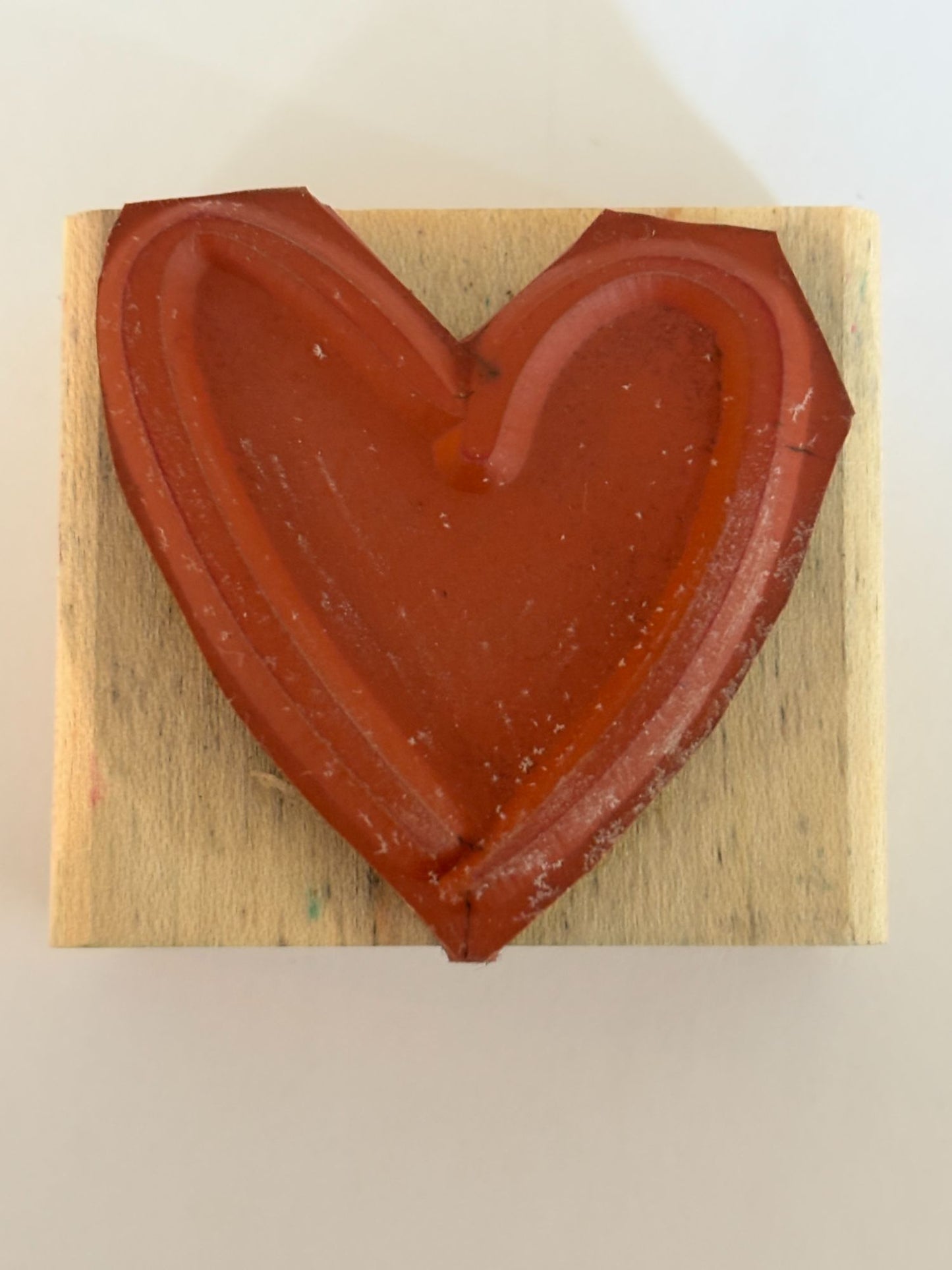 Stampin Up Rubber Stamp Heart Shaped Valentines Day Anniversary Card Making