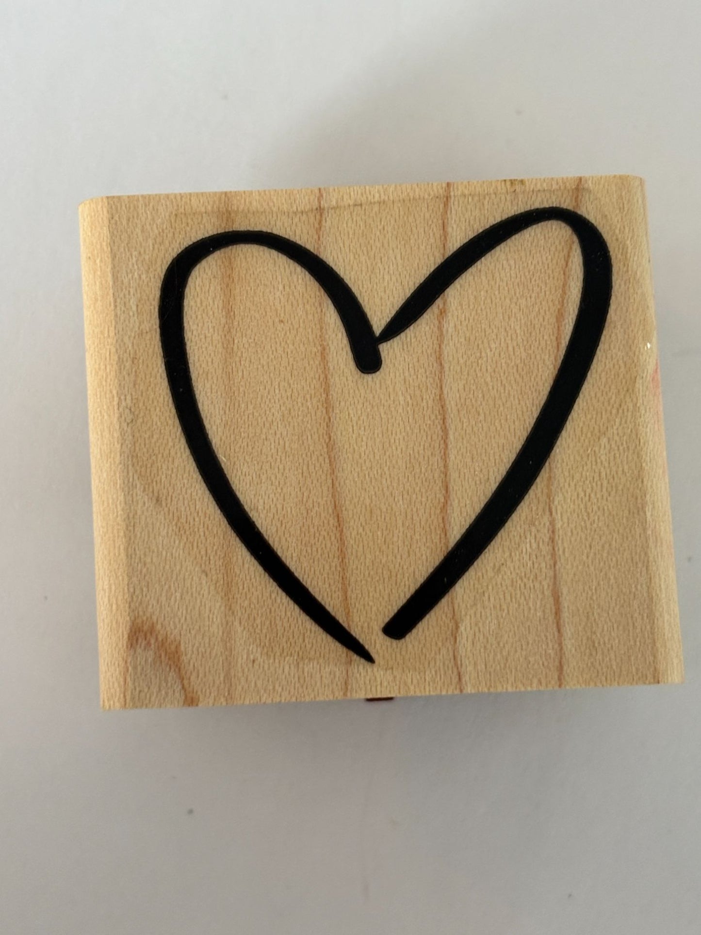 Stampin Up Rubber Stamp Heart Shaped Valentines Day Anniversary Card Making