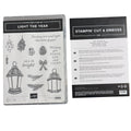 Stampin Up Light the Year Stamp Set and Dies Bundle Christmas Lantern Pinecones Holiday Card Making
