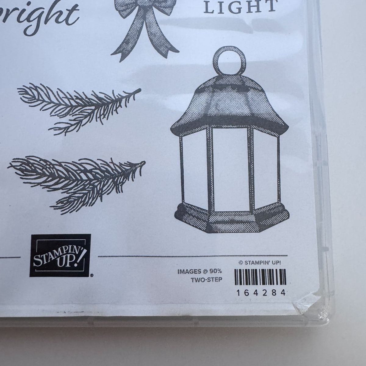 Stampin Up Light the Year Stamp Set and Dies Bundle Christmas Lantern Pinecones Holiday Card Making