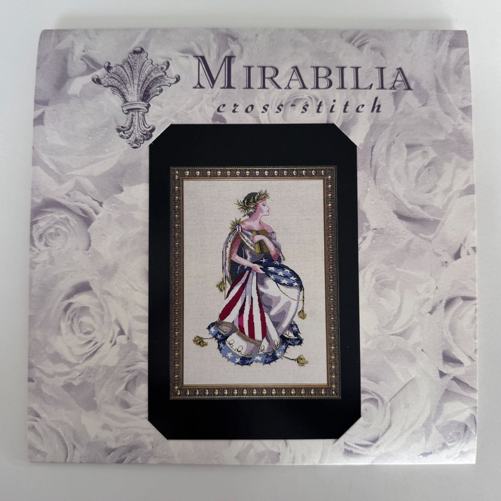 Mirabilia Cross Stitch Pattern Queen of Freedom Nora Corbett Chart Only Patriotic MDL6426 Flag