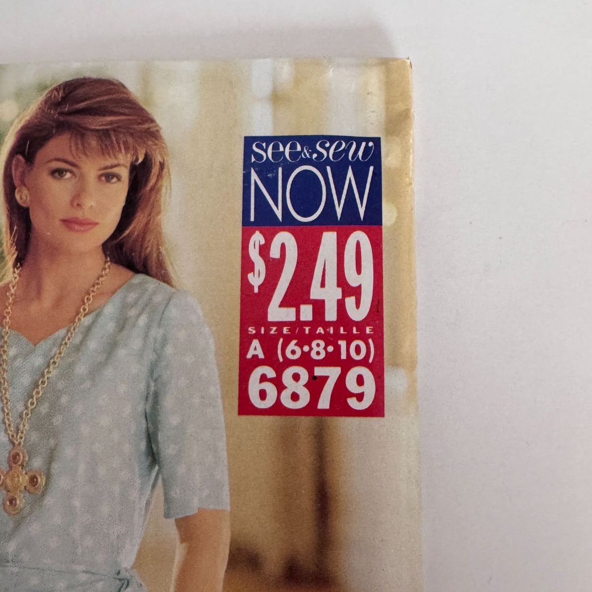 Butterick Sewing Pattern 6879 Top Wrap Skirt 90s Flattering Silhouette 6-10 Uncut