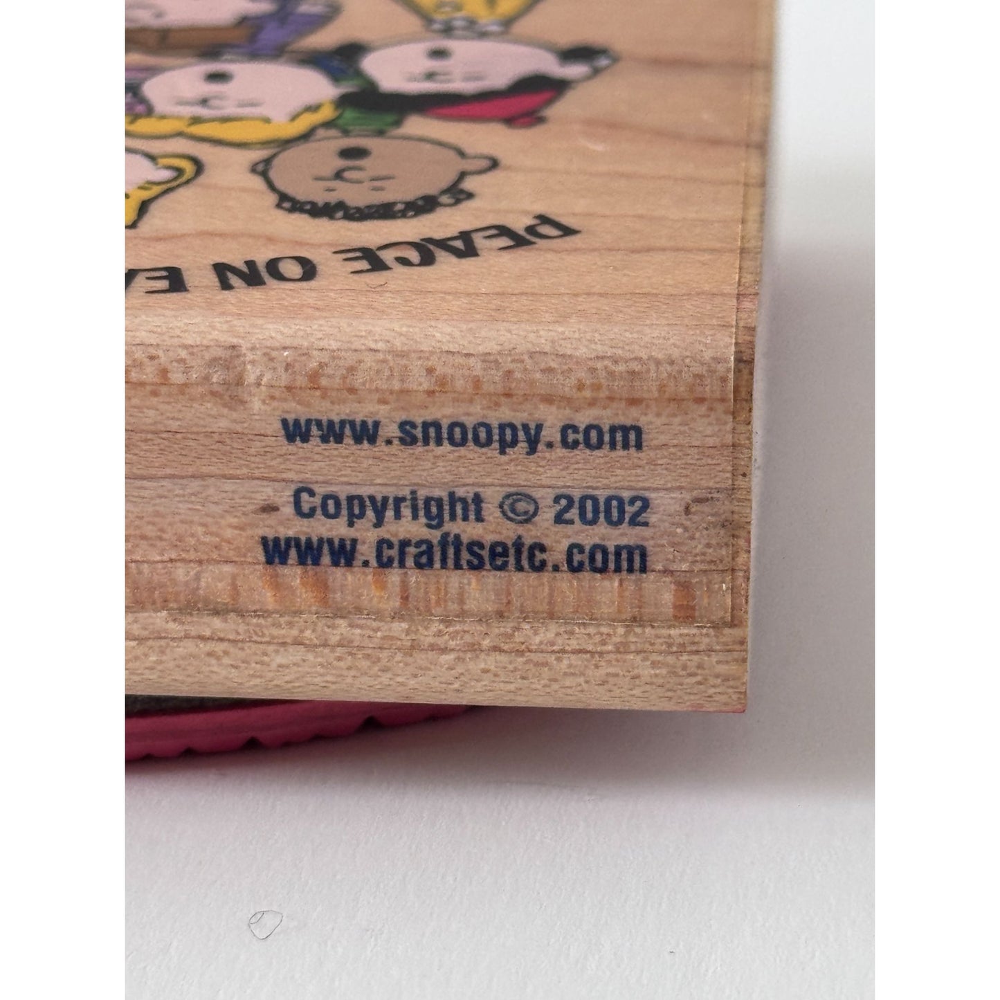 Stampabilities Peanuts Gang Caroling Rubber Stamp Snoopy Charlie Brown Christmas Holiday