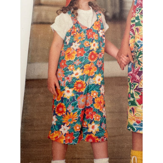 Butterick See and Sew Sewing Pattern 3425 Girls Jumpsuit Outfit 7-14 Easy Uncut