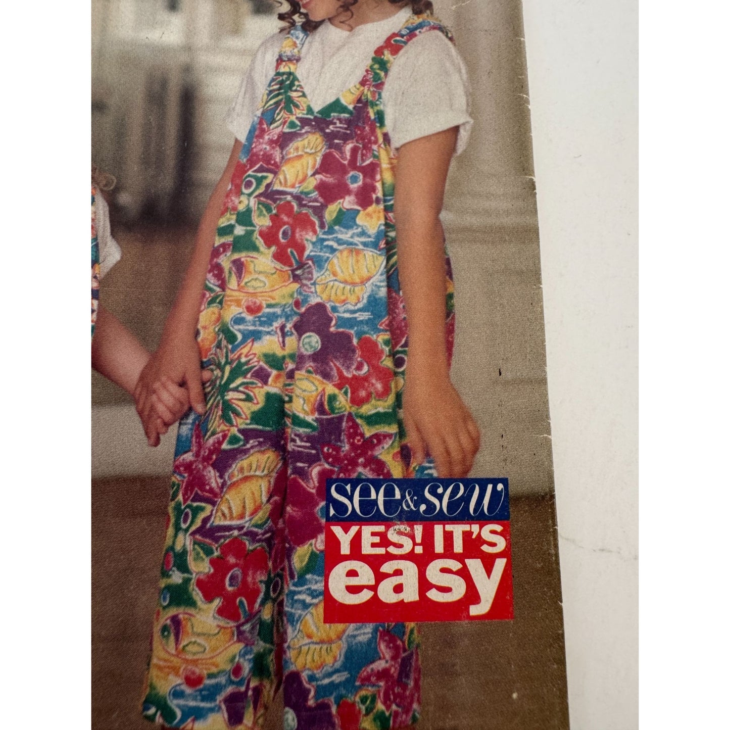 Butterick See and Sew Sewing Pattern 3425 Girls Jumpsuit Outfit 7-14 Easy Uncut