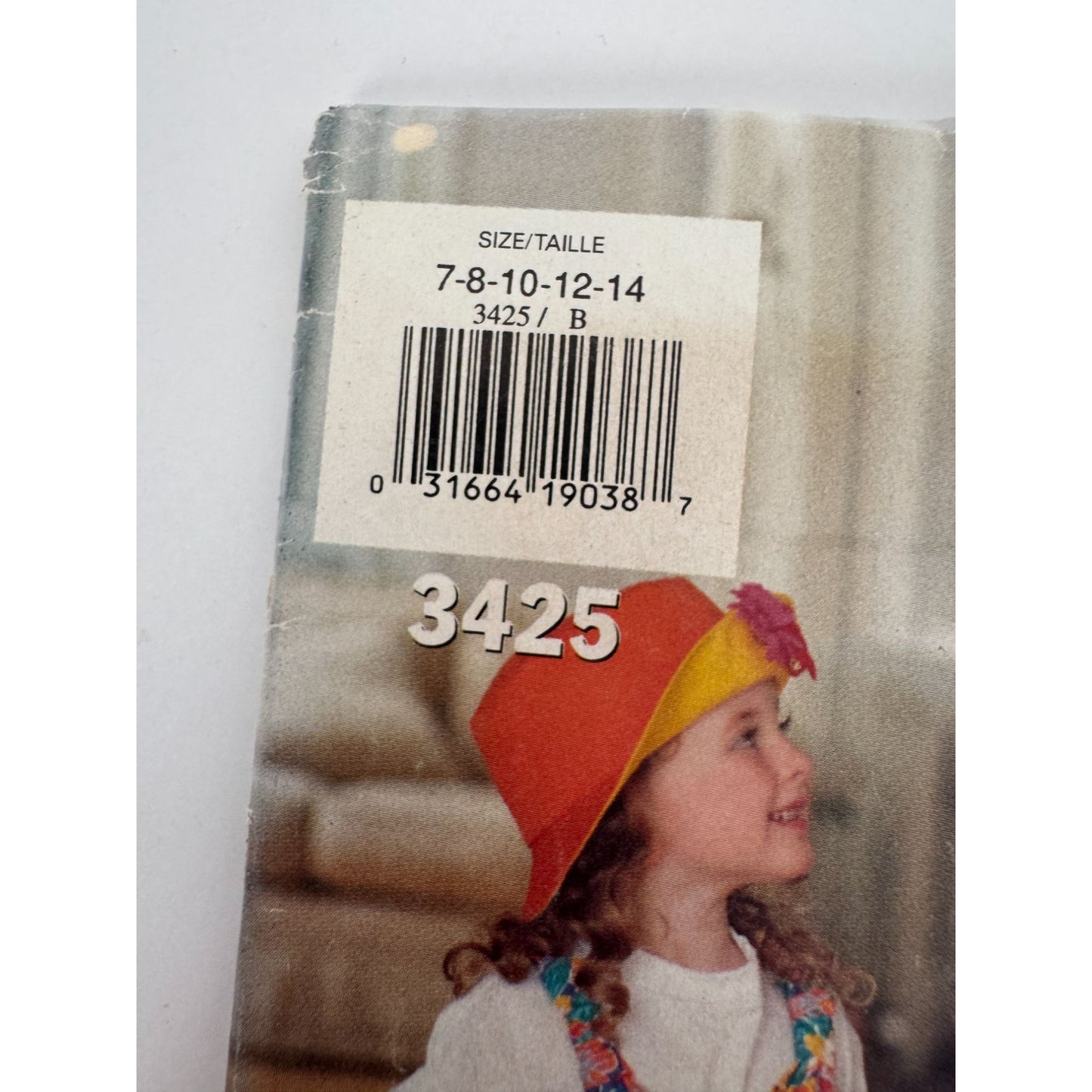 Butterick See and Sew Sewing Pattern 3425 Girls Jumpsuit Outfit 7-14 Easy Uncut