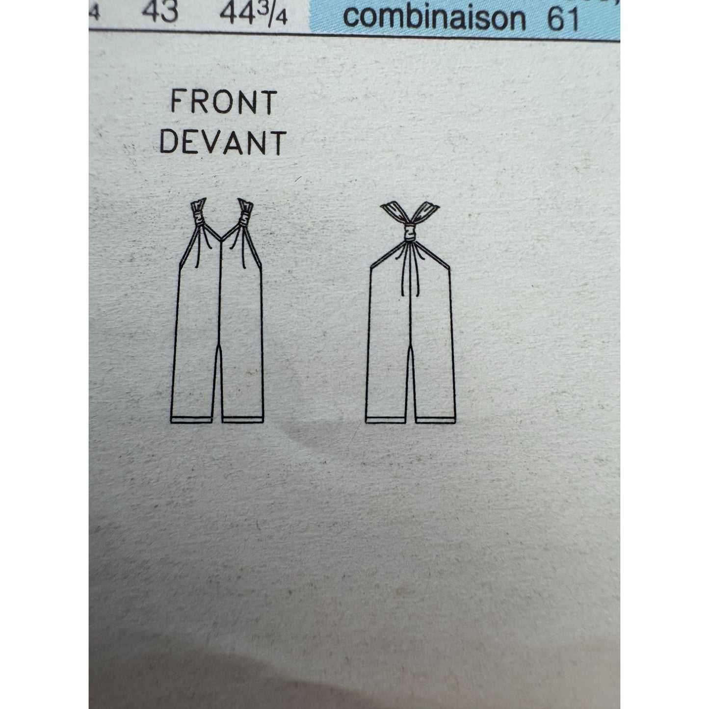 Butterick See and Sew Sewing Pattern 3425 Girls Jumpsuit Outfit 7-14 Easy Uncut