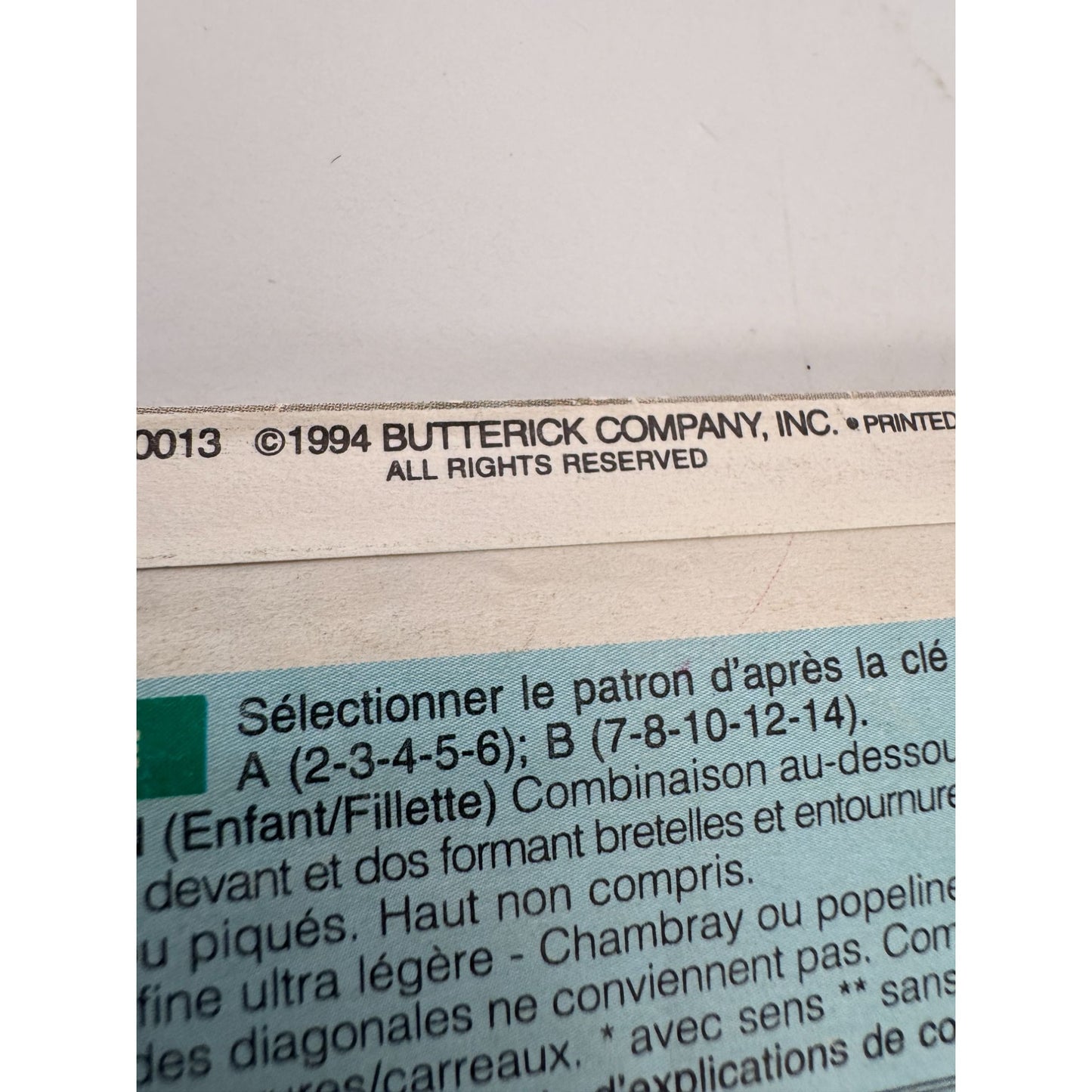 Butterick See and Sew Sewing Pattern 3425 Girls Jumpsuit Outfit 7-14 Easy Uncut