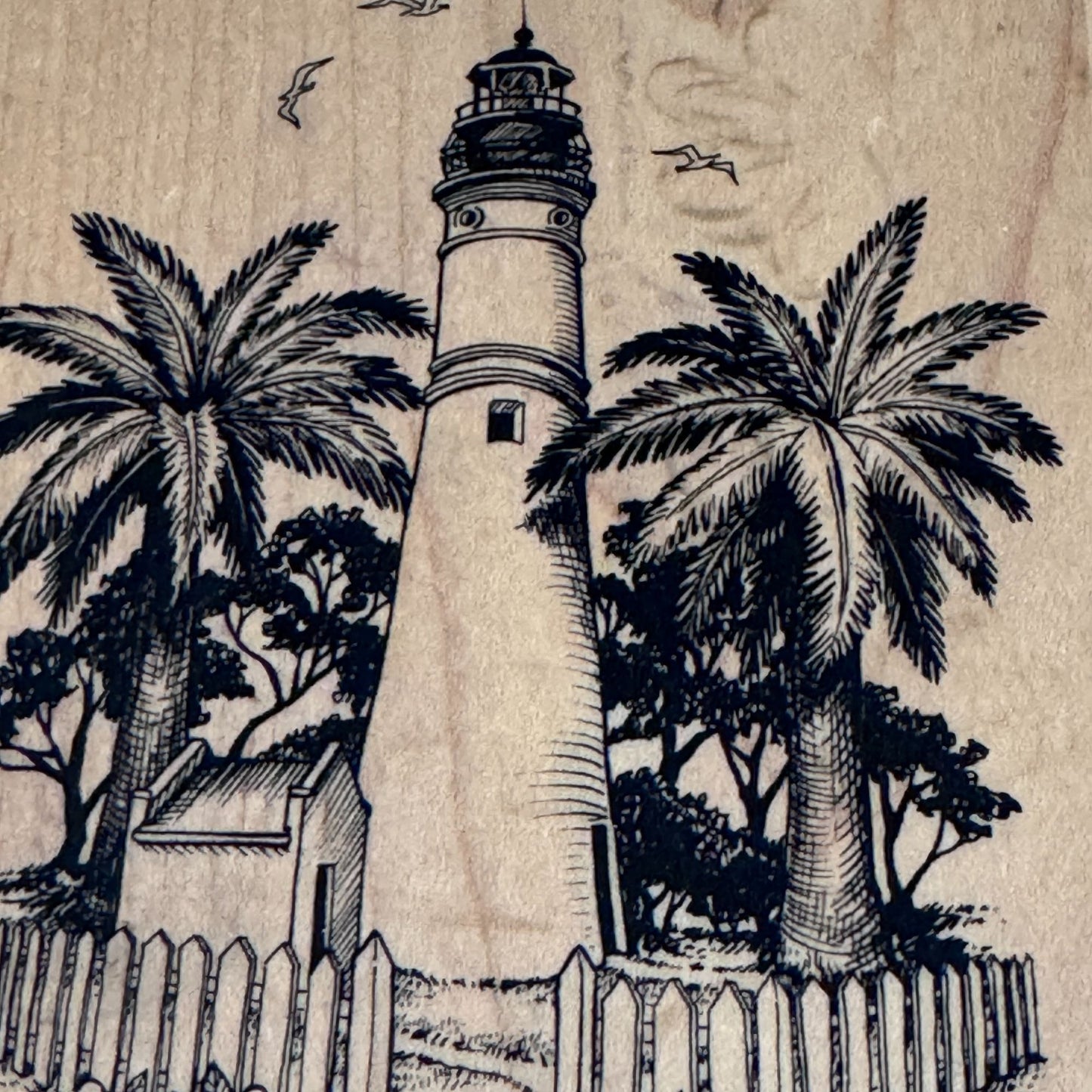 PSX Rubber Stamp Key West Lighthouse Florida Coastal Travel Scrapbook Cardmaking K-2854