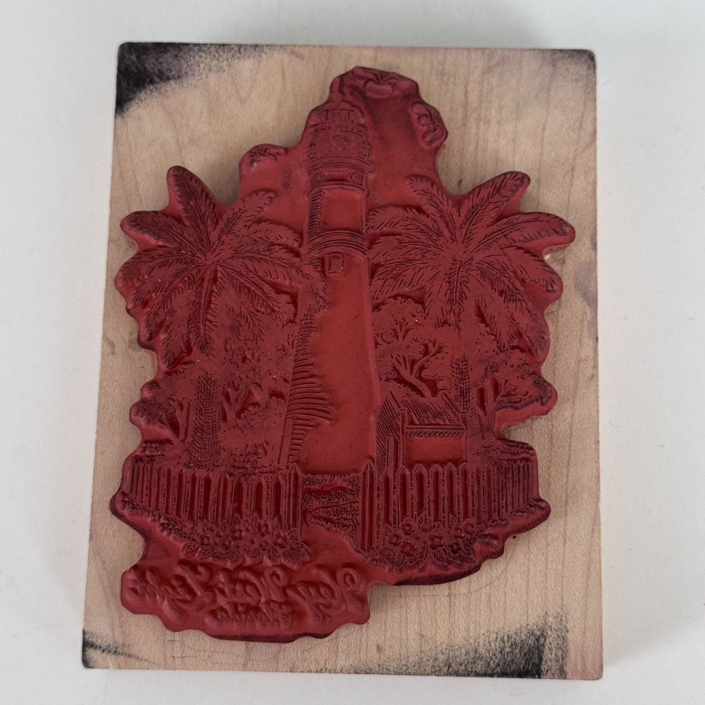 PSX Rubber Stamp Key West Lighthouse Florida Coastal Travel Scrapbook Cardmaking K-2854
