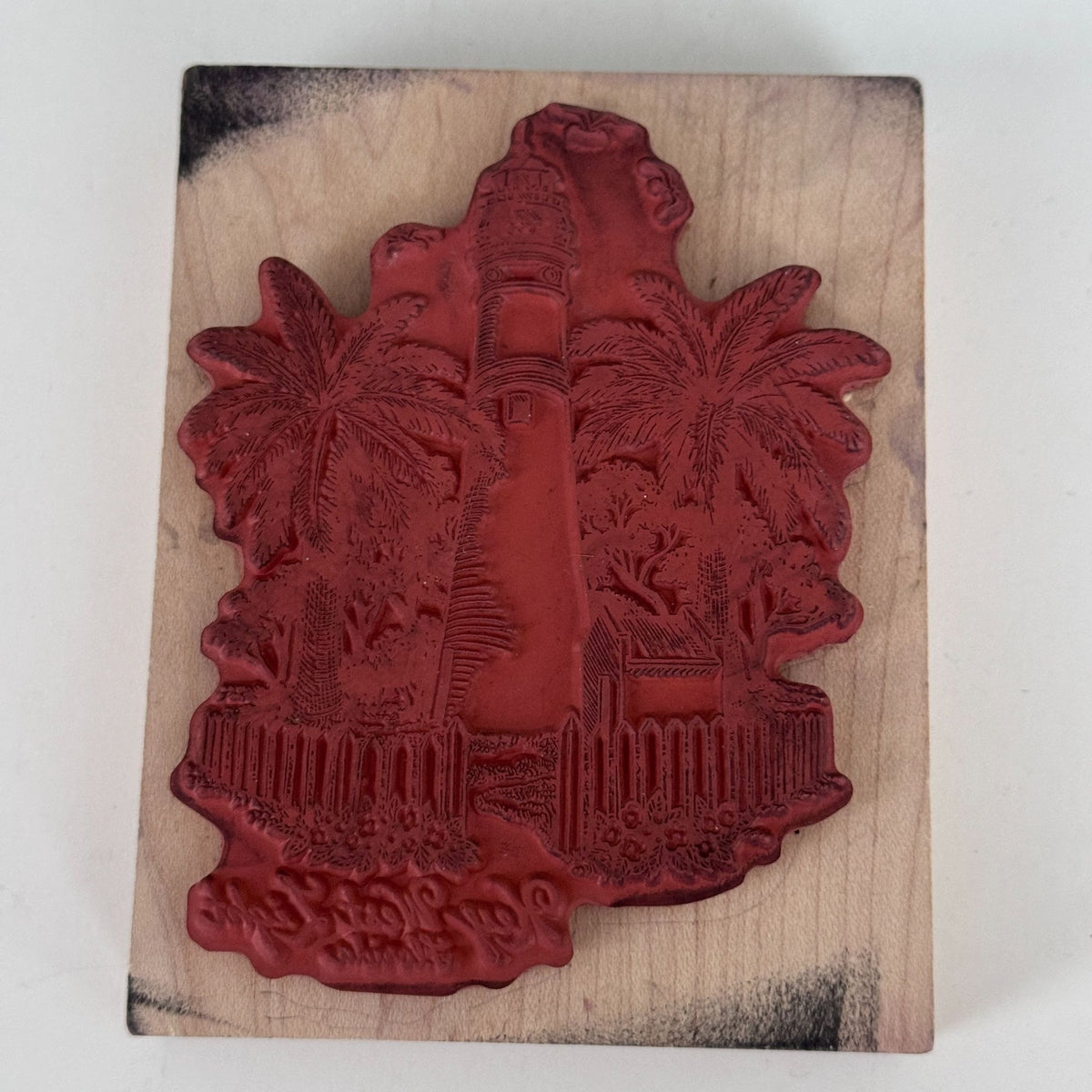 PSX Rubber Stamp Key West Lighthouse Florida Coastal Travel Scrapbook Cardmaking K-2854
