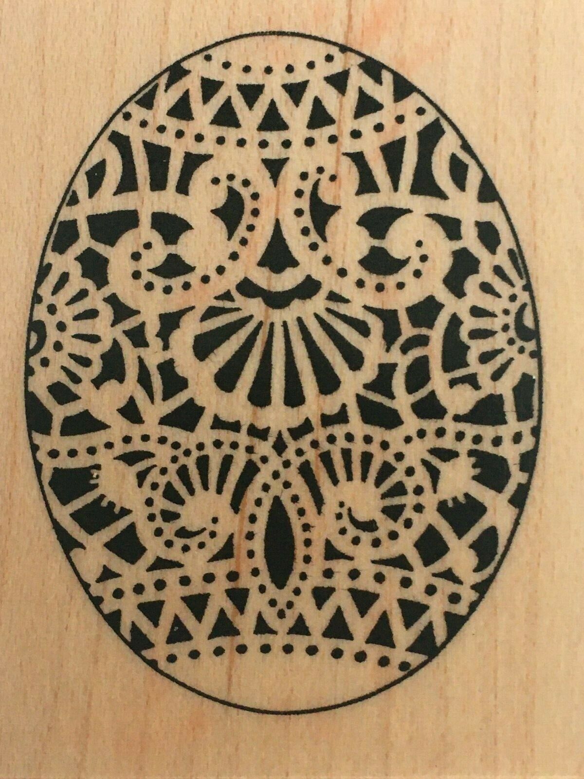 PSX Decorative Easter Egg Rubber Stamp