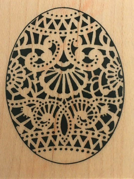 PSX Decorative Easter Egg Rubber Stamp