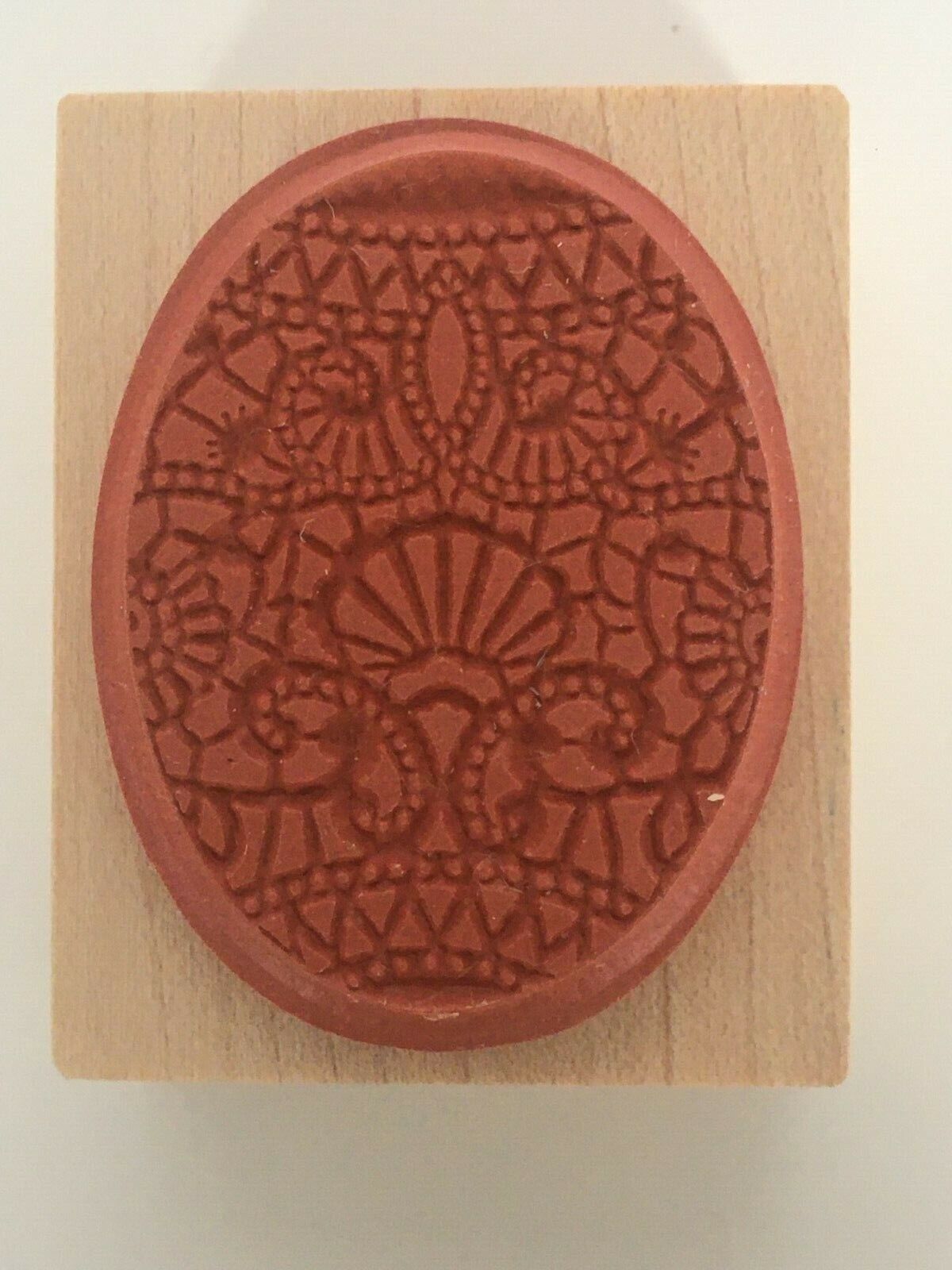 PSX Decorative Easter Egg Rubber Stamp