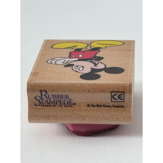 Mickey Mouse Stamp Rubber Stampede Disney Character Friendship Card Making Happy Craft