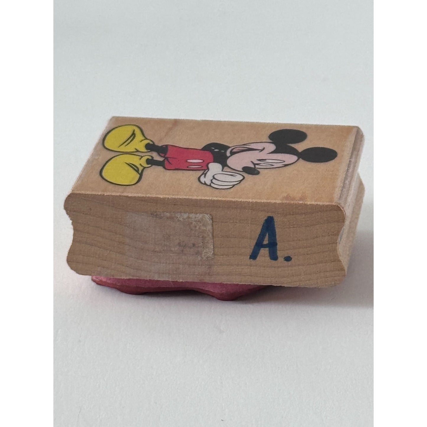 Mickey Mouse Stamp Rubber Stampede Disney Character Friendship Card Making Happy Craft