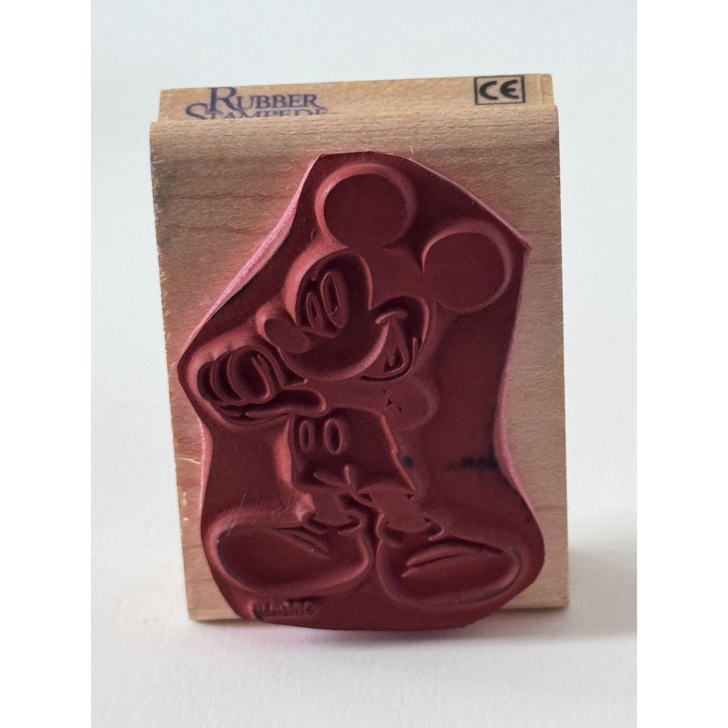 Mickey Mouse Stamp Rubber Stampede Disney Character Friendship Card Making Happy Craft