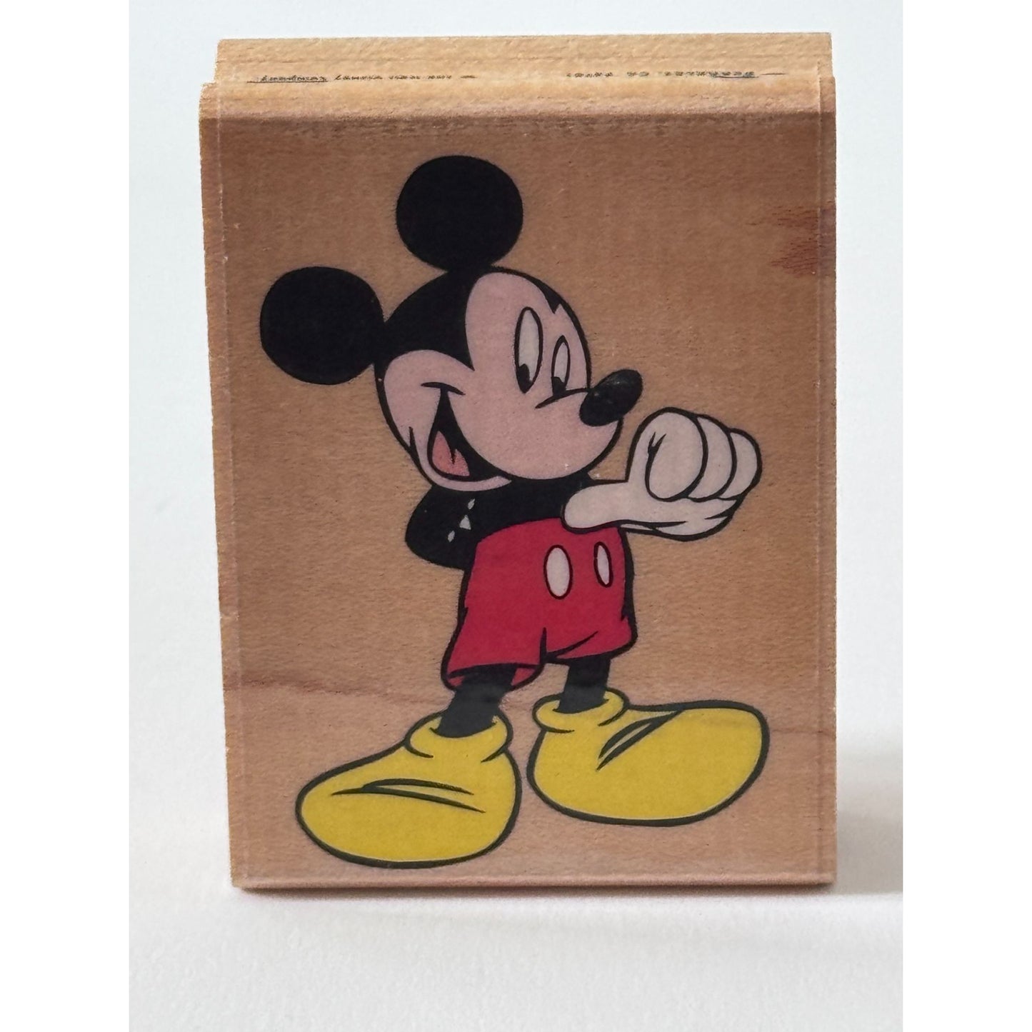 Mickey Mouse Stamp Rubber Stampede Disney Character Friendship Card Making Happy Craft