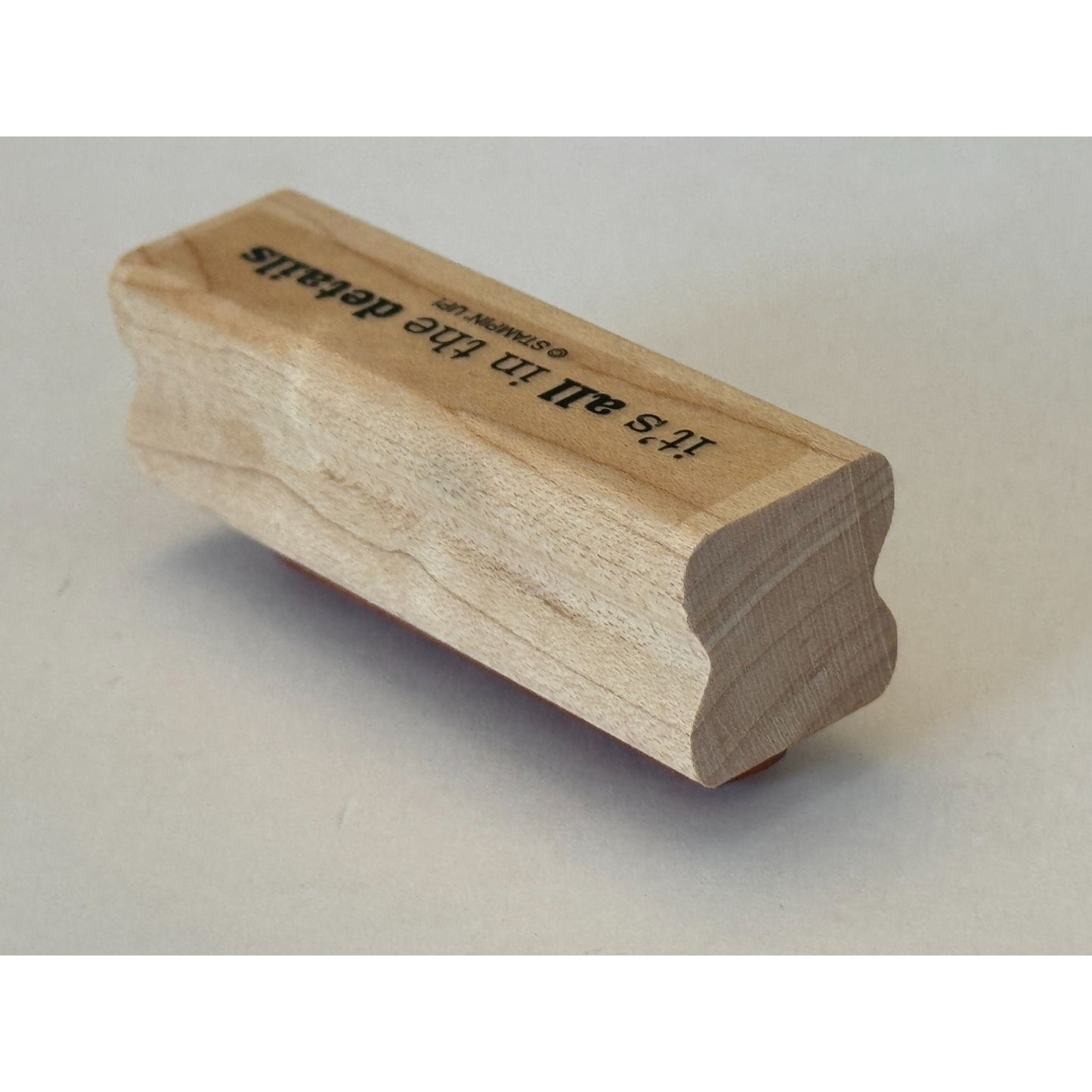 Stampin Up Rubber Stamp Its All In The Details Cardmaking Words Scrapbooking Art