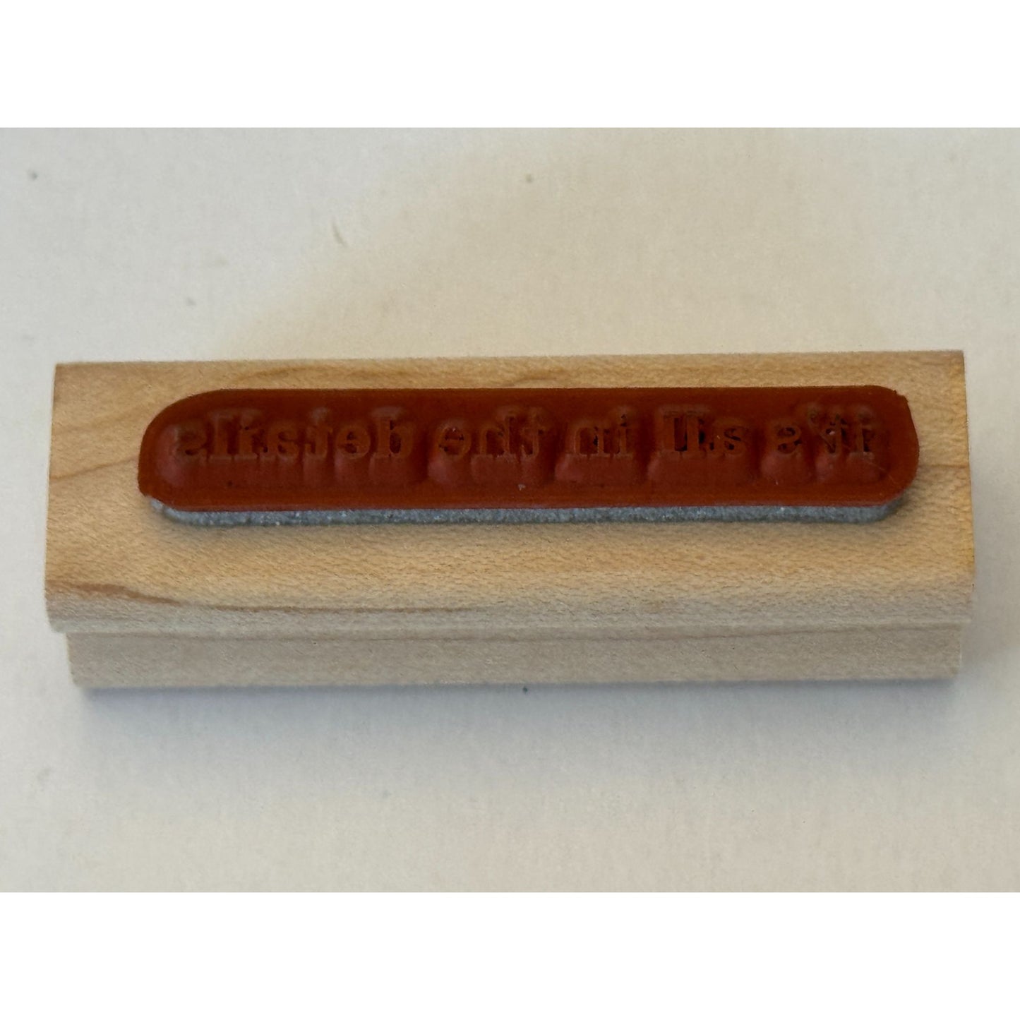 Stampin Up Rubber Stamp Its All In The Details Cardmaking Words Scrapbooking Art