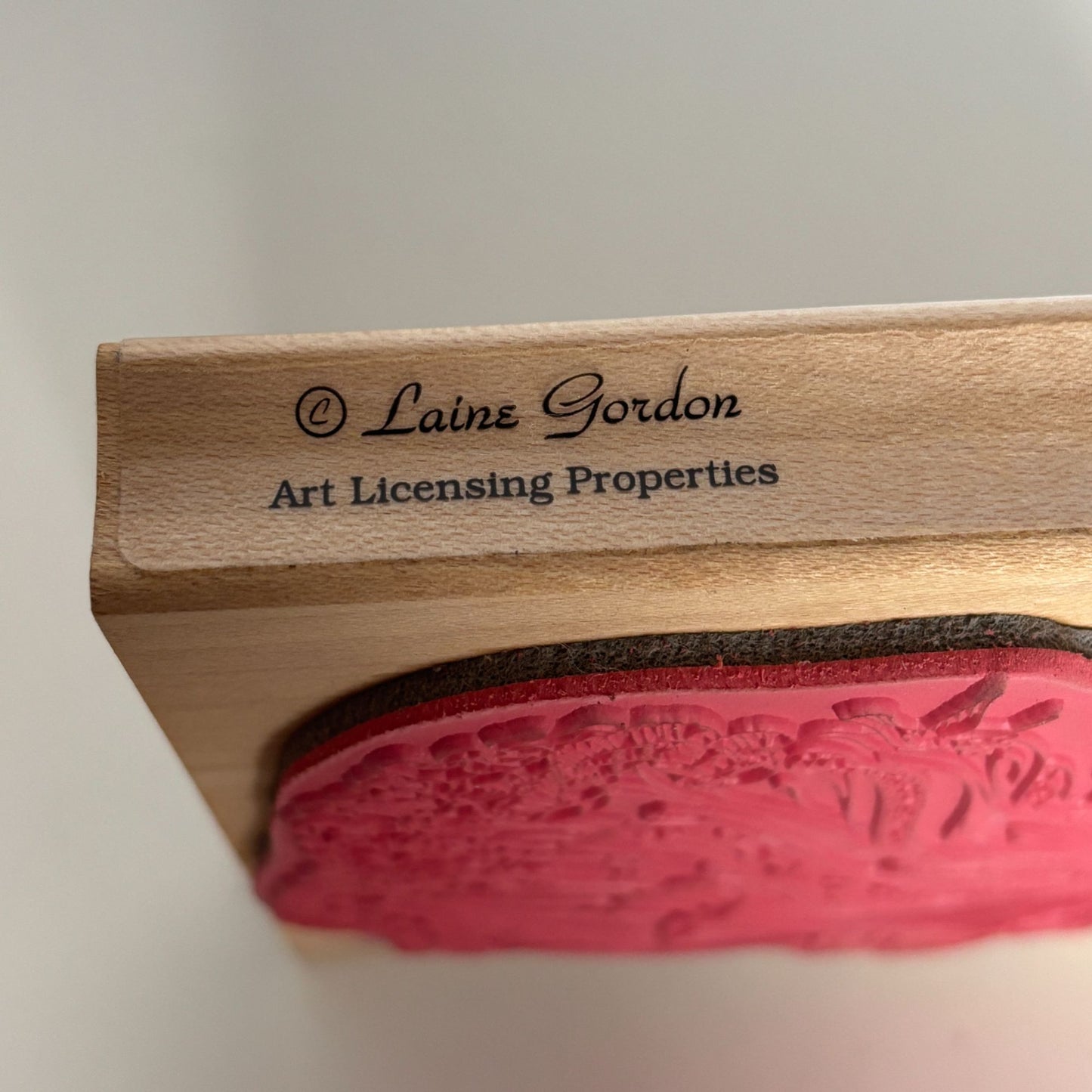 Stamps Happen Rubber Stamp Angel of Peace Holiday Christmas Card Making Large