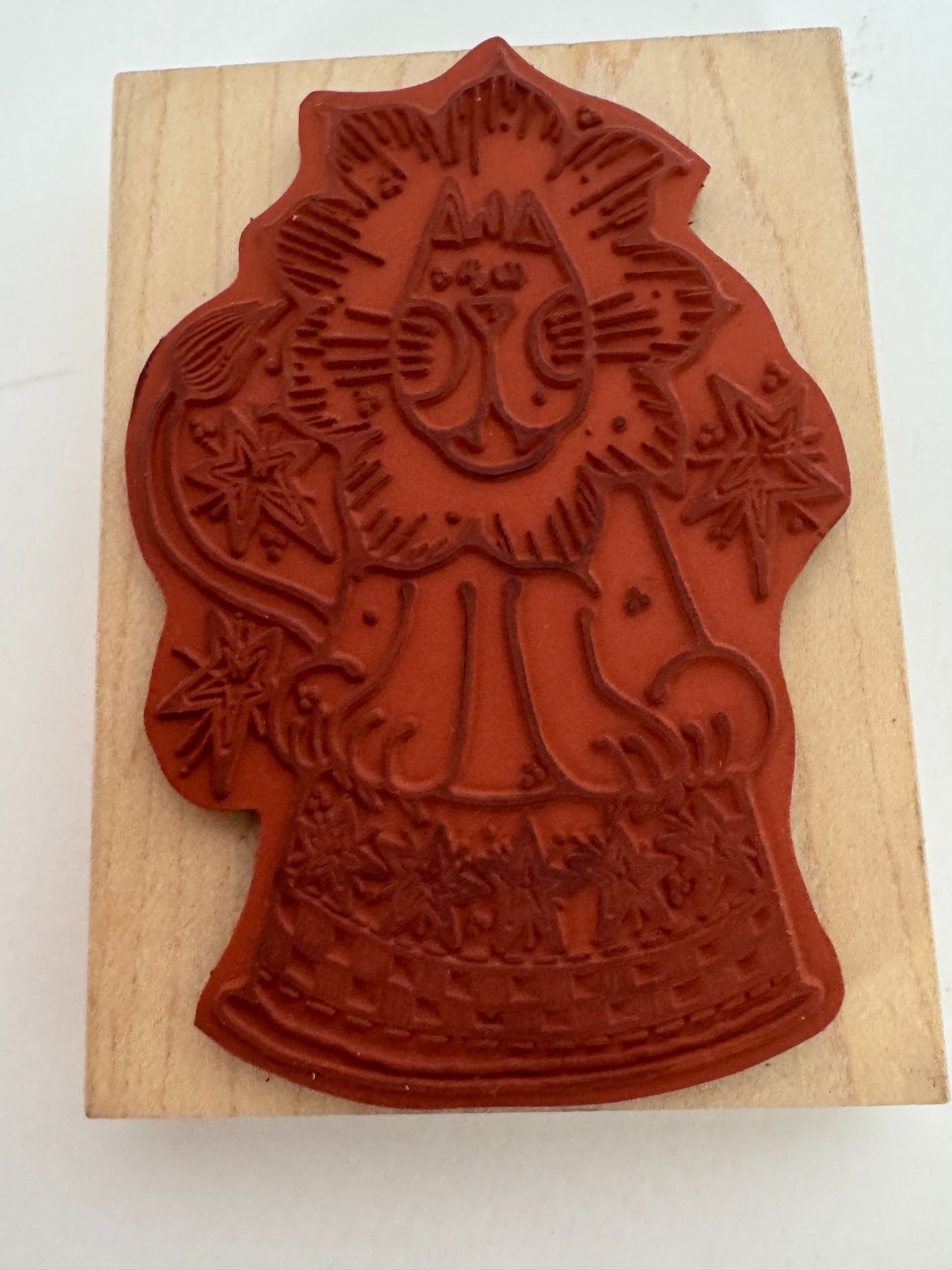 Whipper Snapper Rubber Stamp Circus Lion Animal Card Making Craft Large AO51