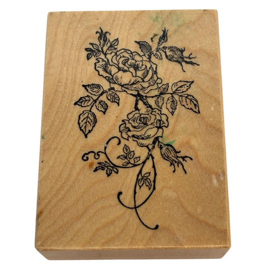 PSX Rubber Stamp Roses Decorative Flowers Mothers Day Wedding Card Making E-528