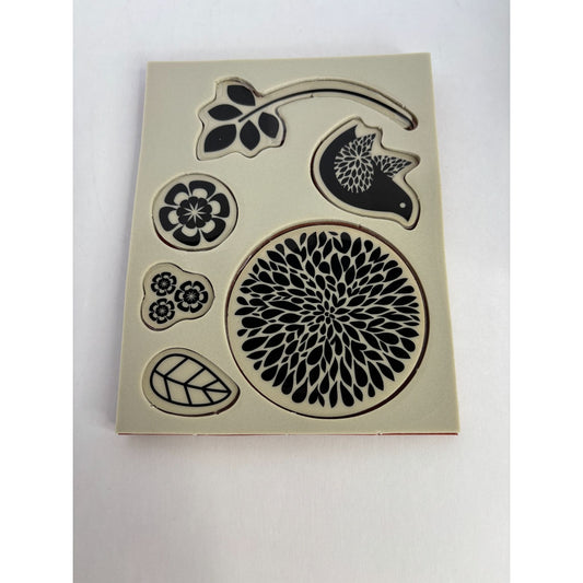 Stampin Up Rubber Stamp Set Betsys Blossoms Bird Friend Card Making Mothers Day