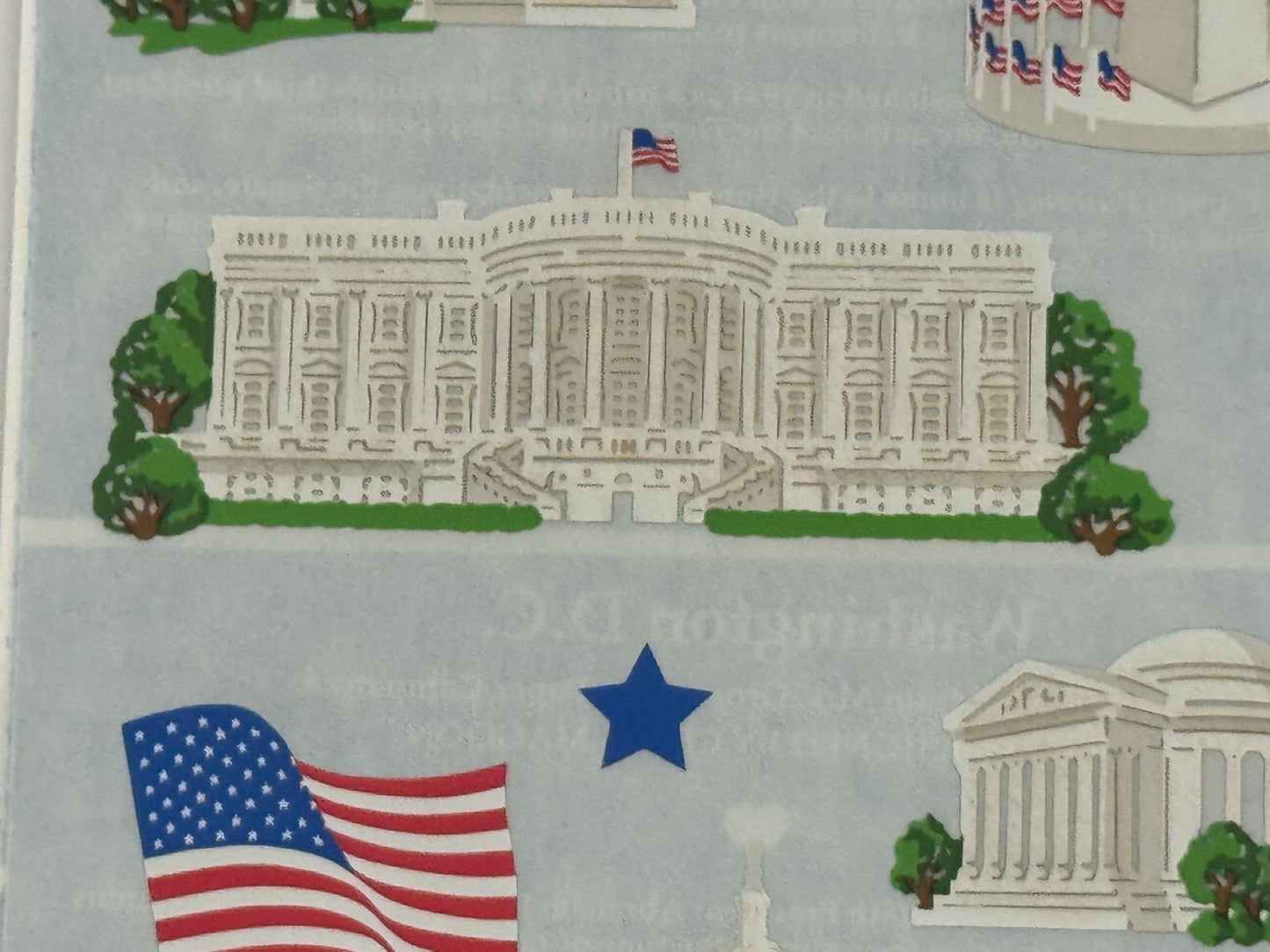 Mrs Grossmans Stickers Washington DC City Landmark White House Monument Capitol