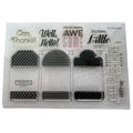 CTMH My Acrylix Acrylic Stamp Set Tagged with Love Cheer Up Buttercup Birthday