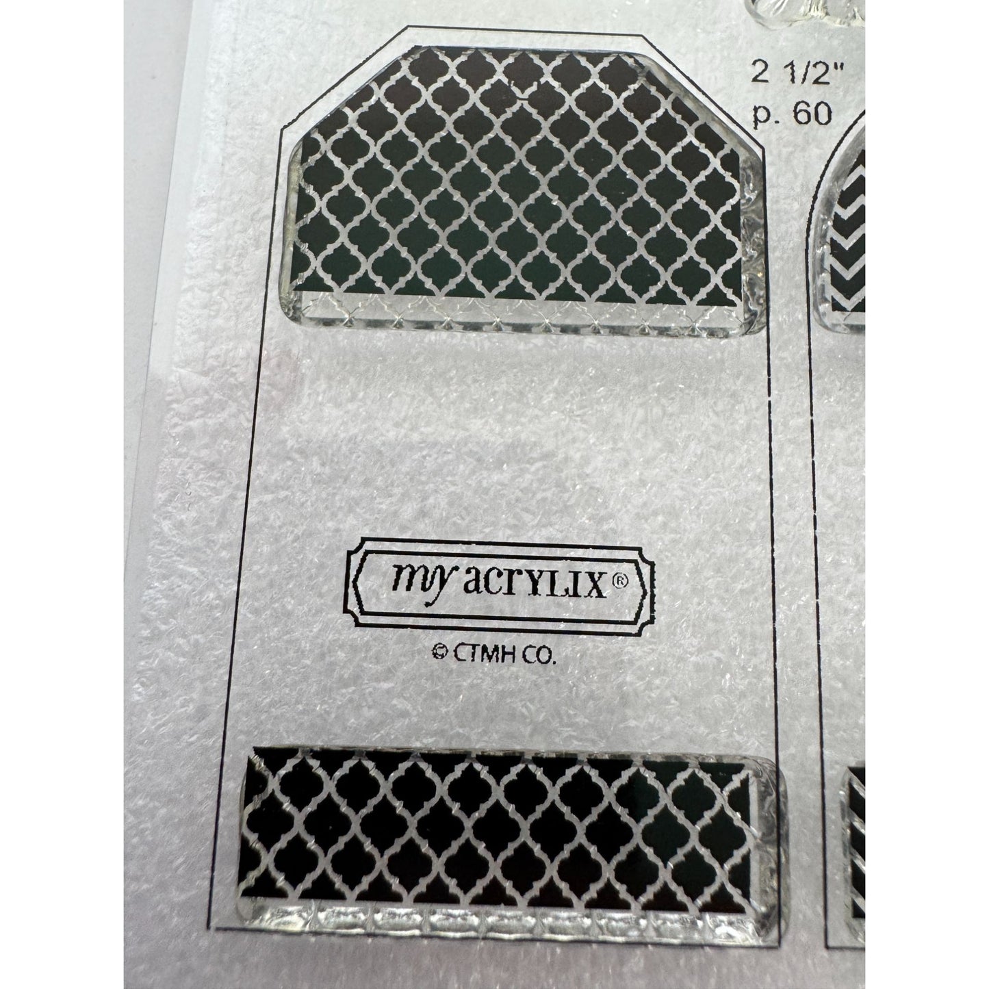 CTMH My Acrylix Acrylic Stamp Set Tagged with Love Cheer Up Buttercup Birthday