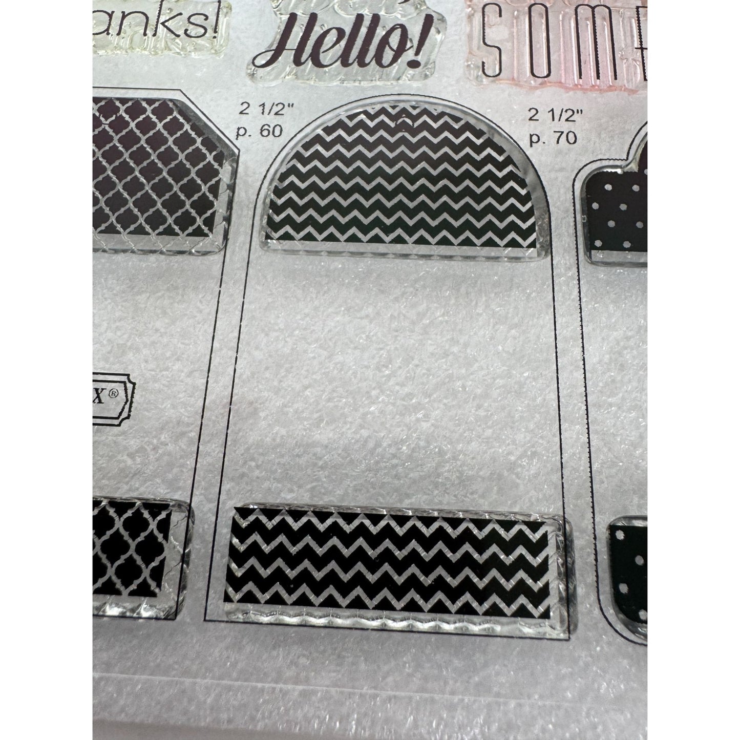 CTMH My Acrylix Acrylic Stamp Set Tagged with Love Cheer Up Buttercup Birthday
