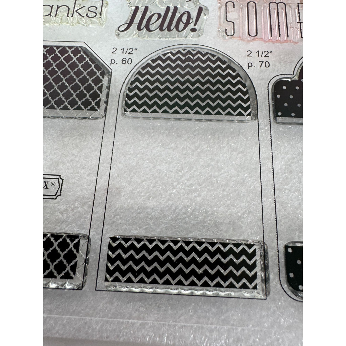 CTMH My Acrylix Acrylic Stamp Set Tagged with Love Cheer Up Buttercup Birthday