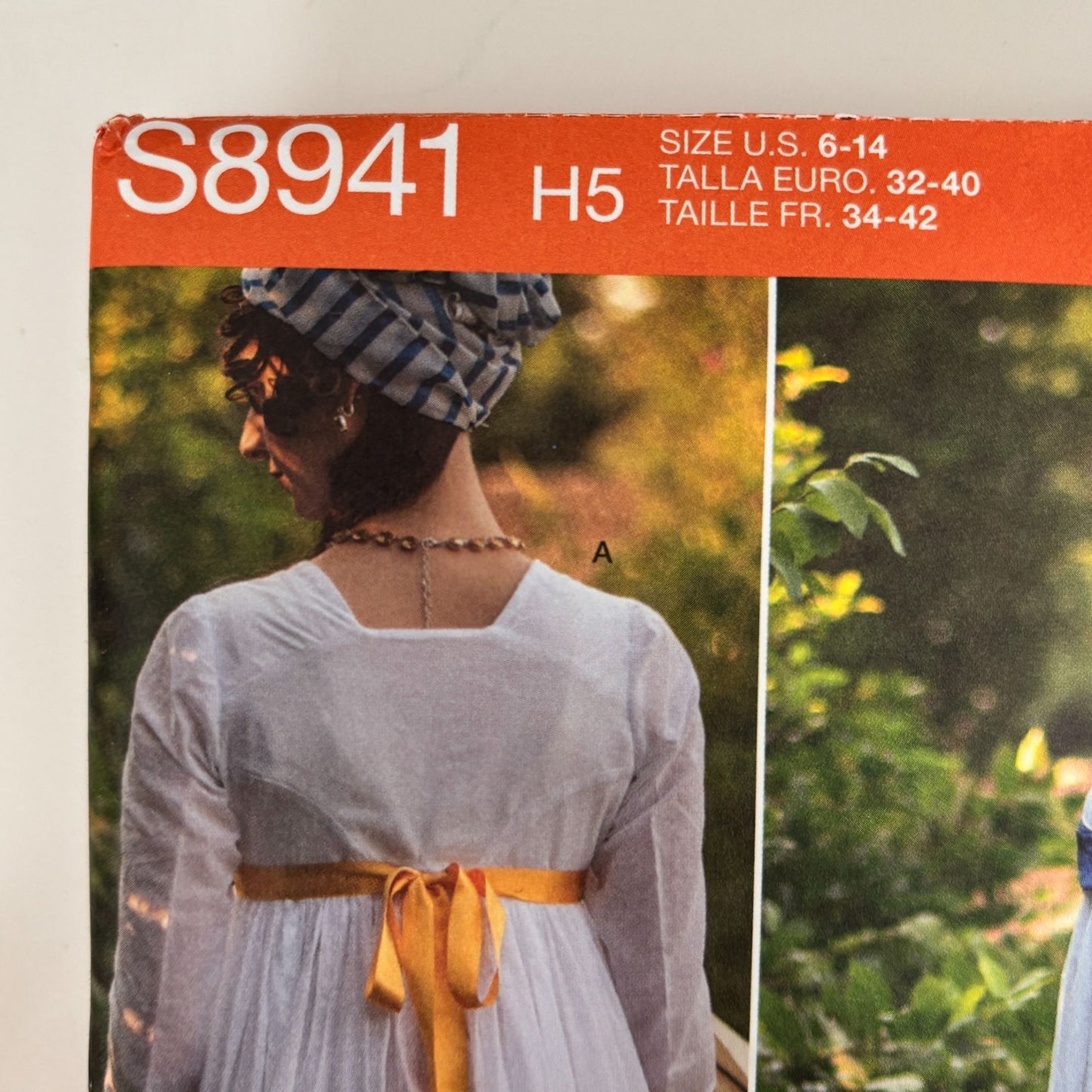 Simplicity Sewing Pattern S8941 Regency Dress Gown Jane Austen Costume 6-14 Uncut Halloween Renaissance