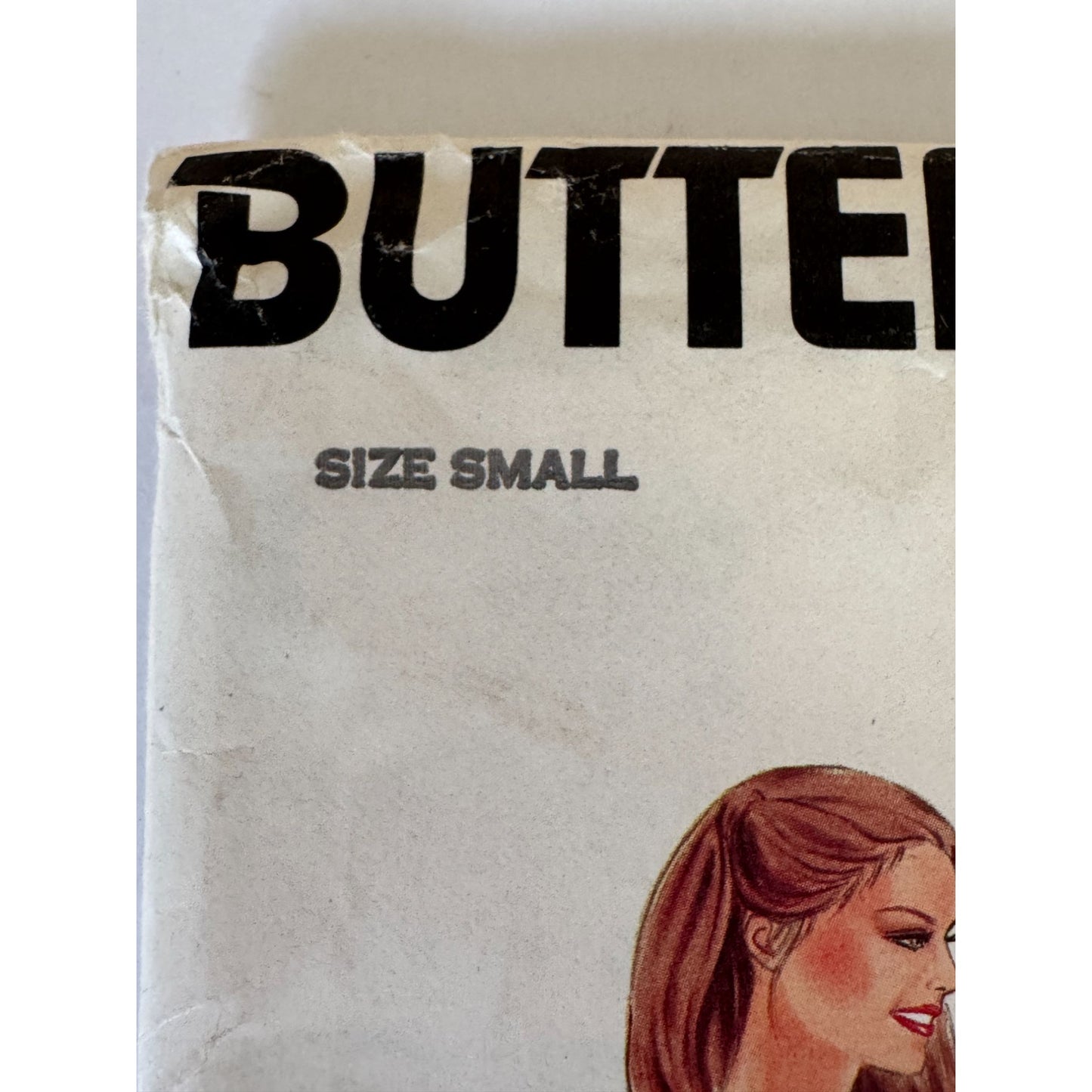 Vintage 1980s Butterick 3753 Blouse Sewing Pattern Fast Easy Knit Tops Small Square V Neck