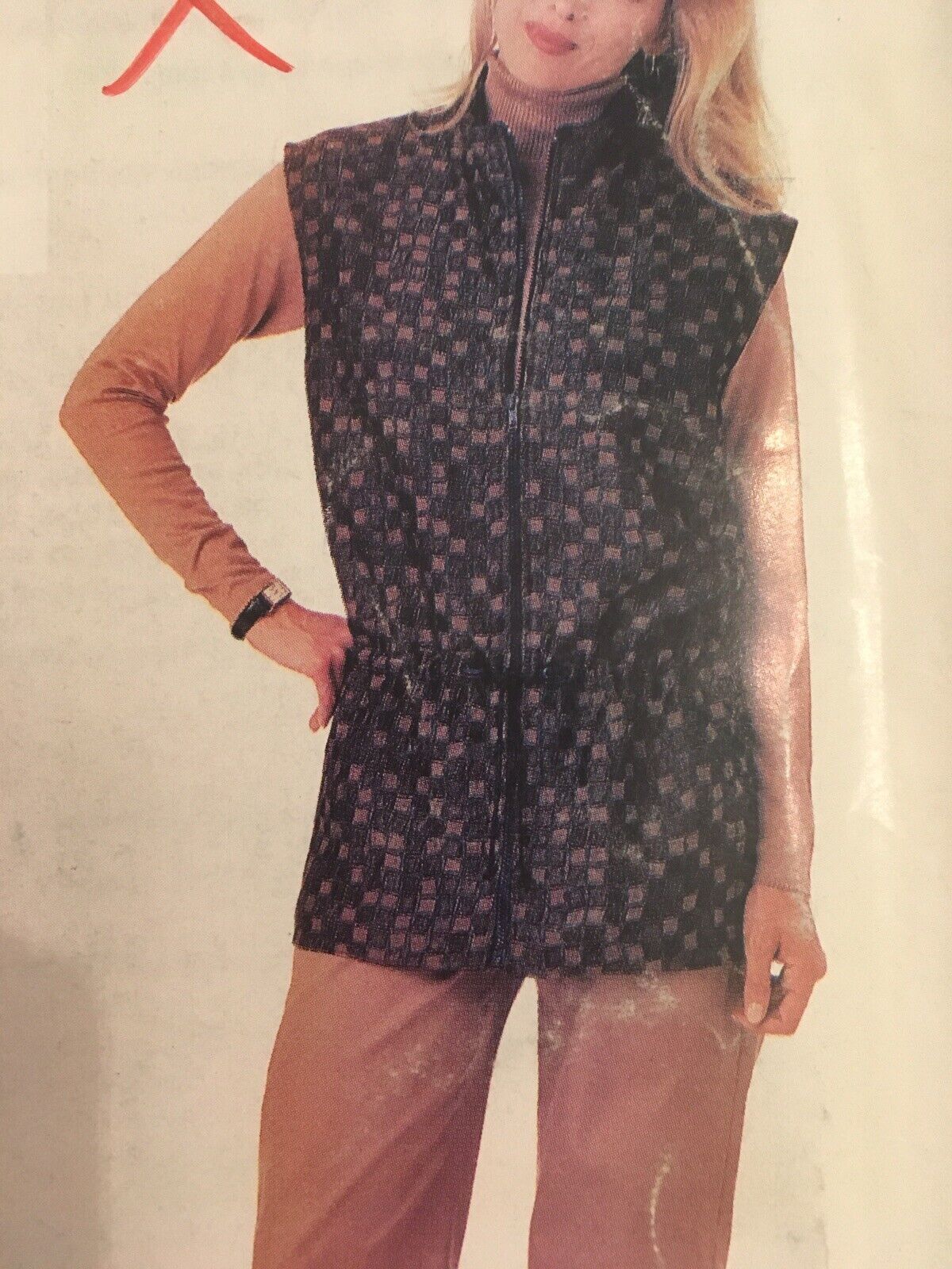 Butterick Sewing Pattern 3296 Vest Drawstring Pants Minimalist Utility 6-10 UC
