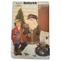 Butterick Sewing Pattern 6425 Porch Santa Reindeer Christmas Decorations Uncut