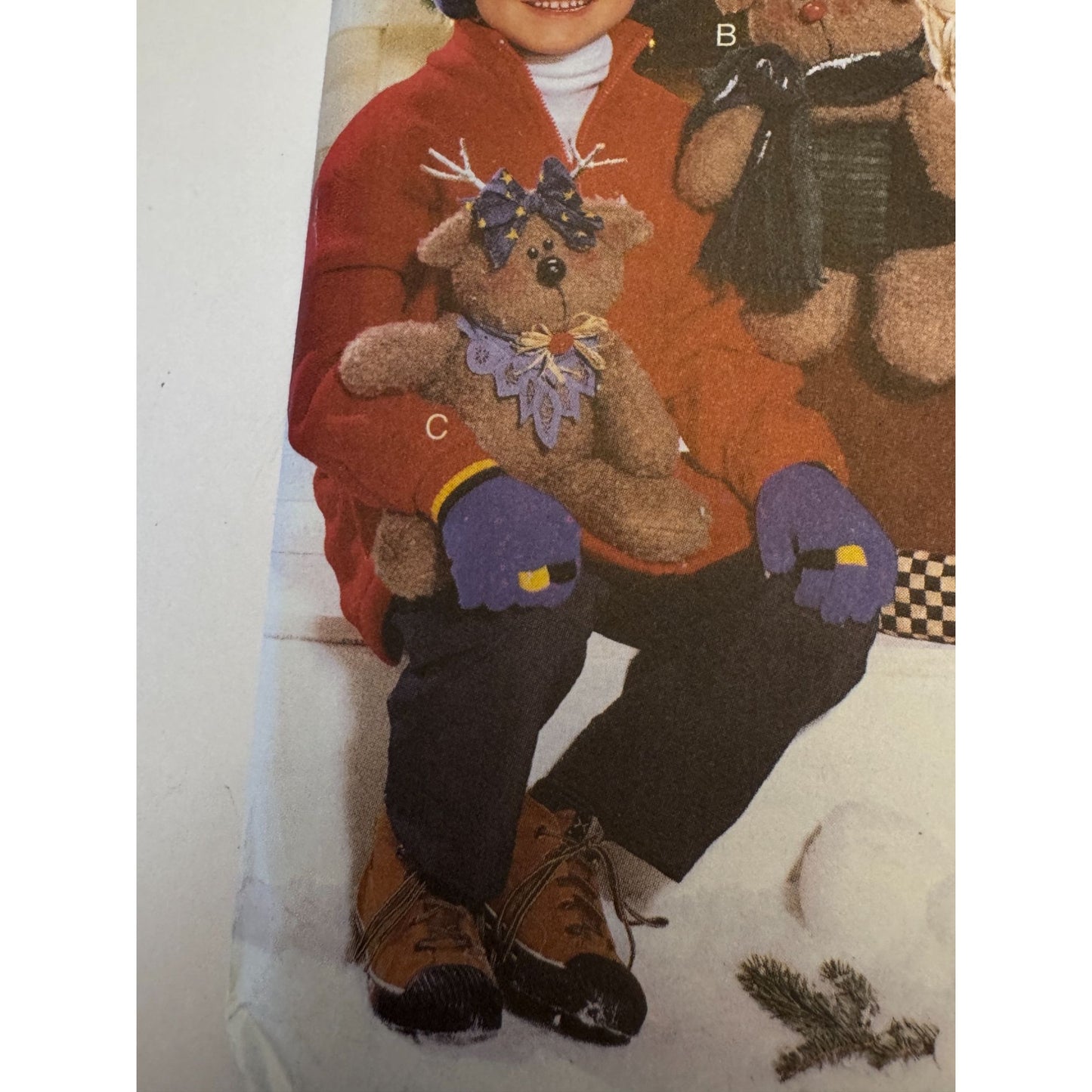 Butterick Sewing Pattern 6425 Porch Santa Reindeer Christmas Decorations Uncut
