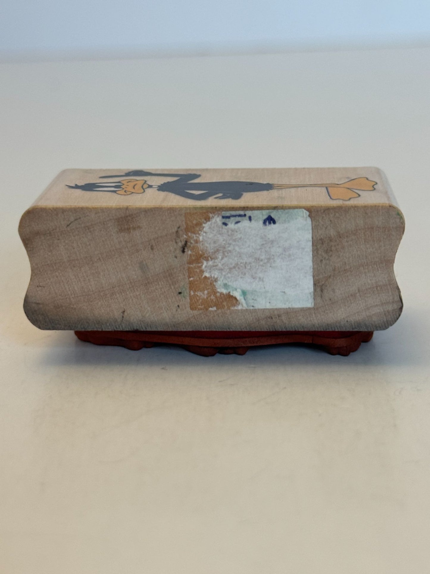 Rubber Stampede Rubber Stamp Looney Tunes Daffy Duck Cartoon Precisely Pose Wood