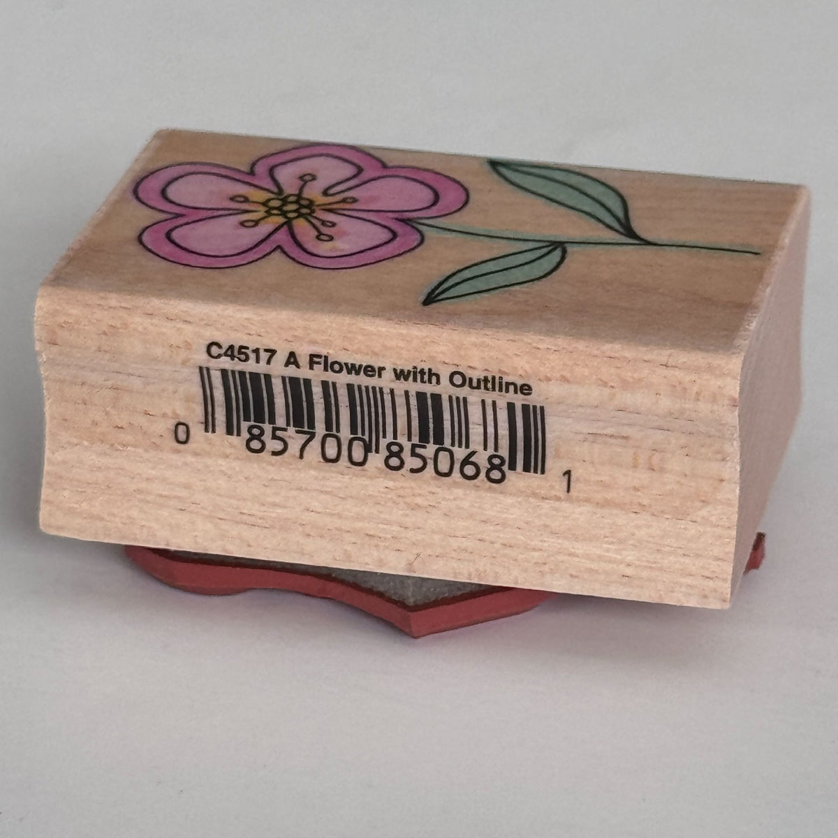 Hero Arts Rubber Stamp A Flower with Outline Friendship Cardmaking Spring Garden