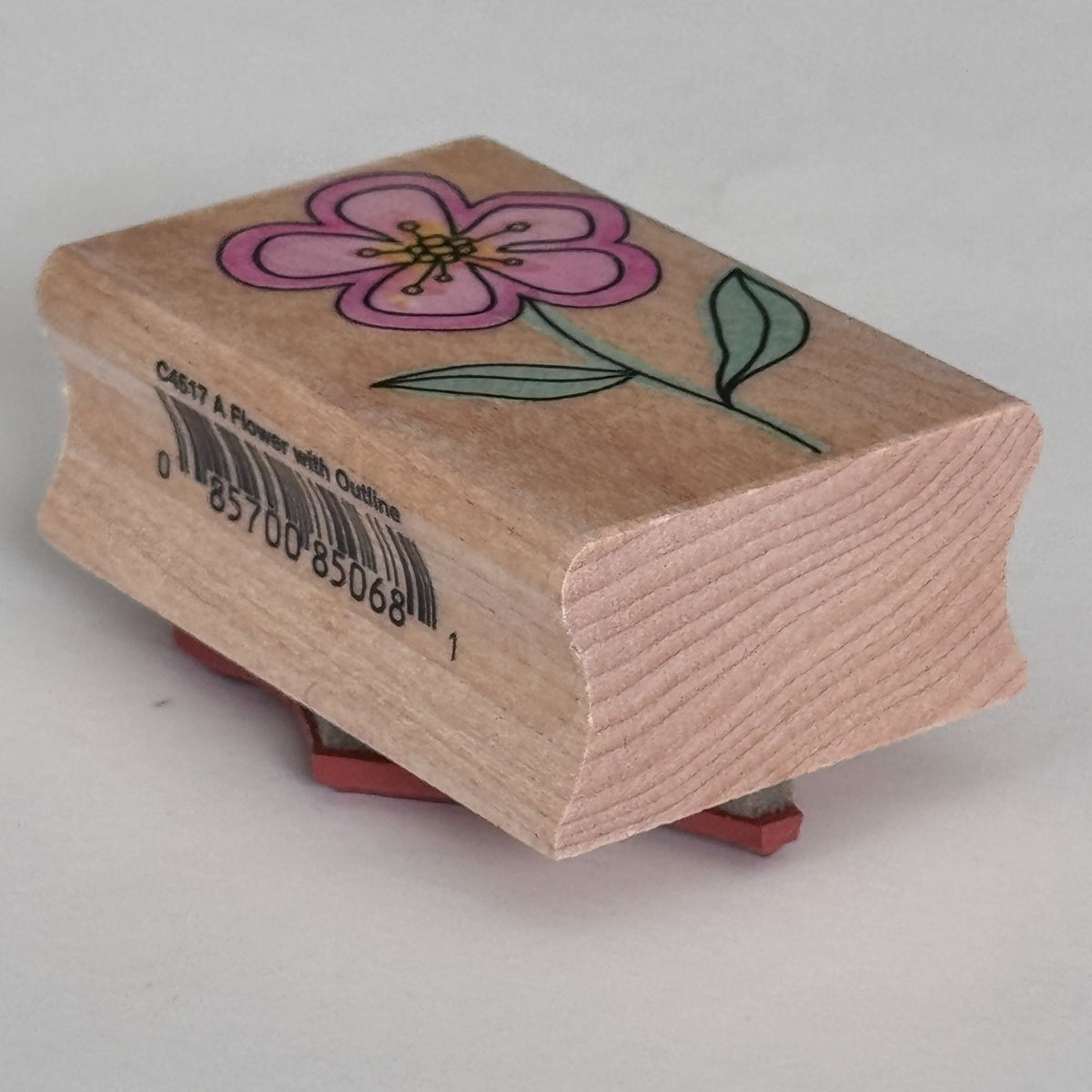 Hero Arts Rubber Stamp A Flower with Outline Friendship Cardmaking Spring Garden