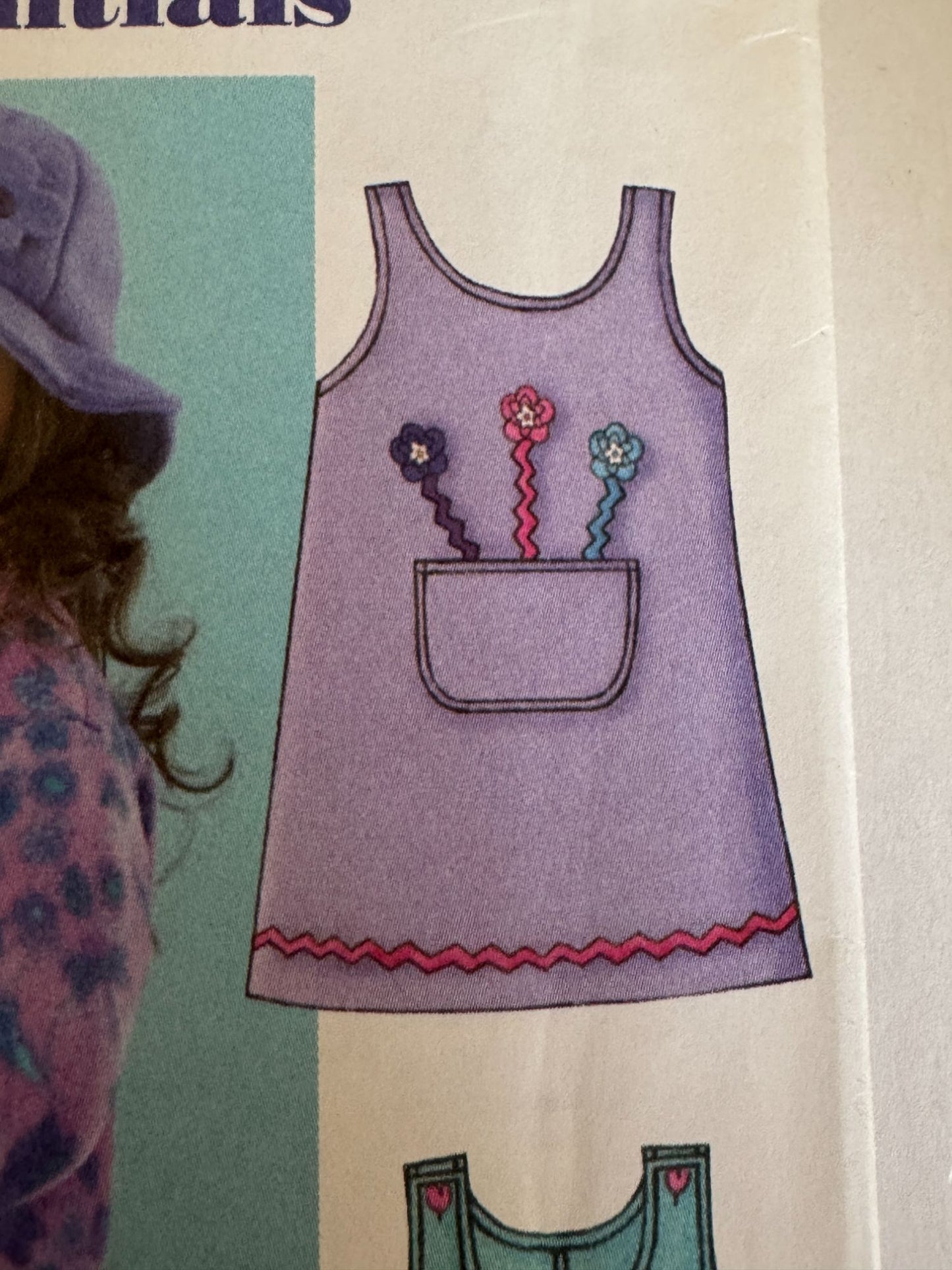 Butterick Sewing Pattern B4335 Winter Jacket Jumper Pants Toddler Girls 2 3 4 5