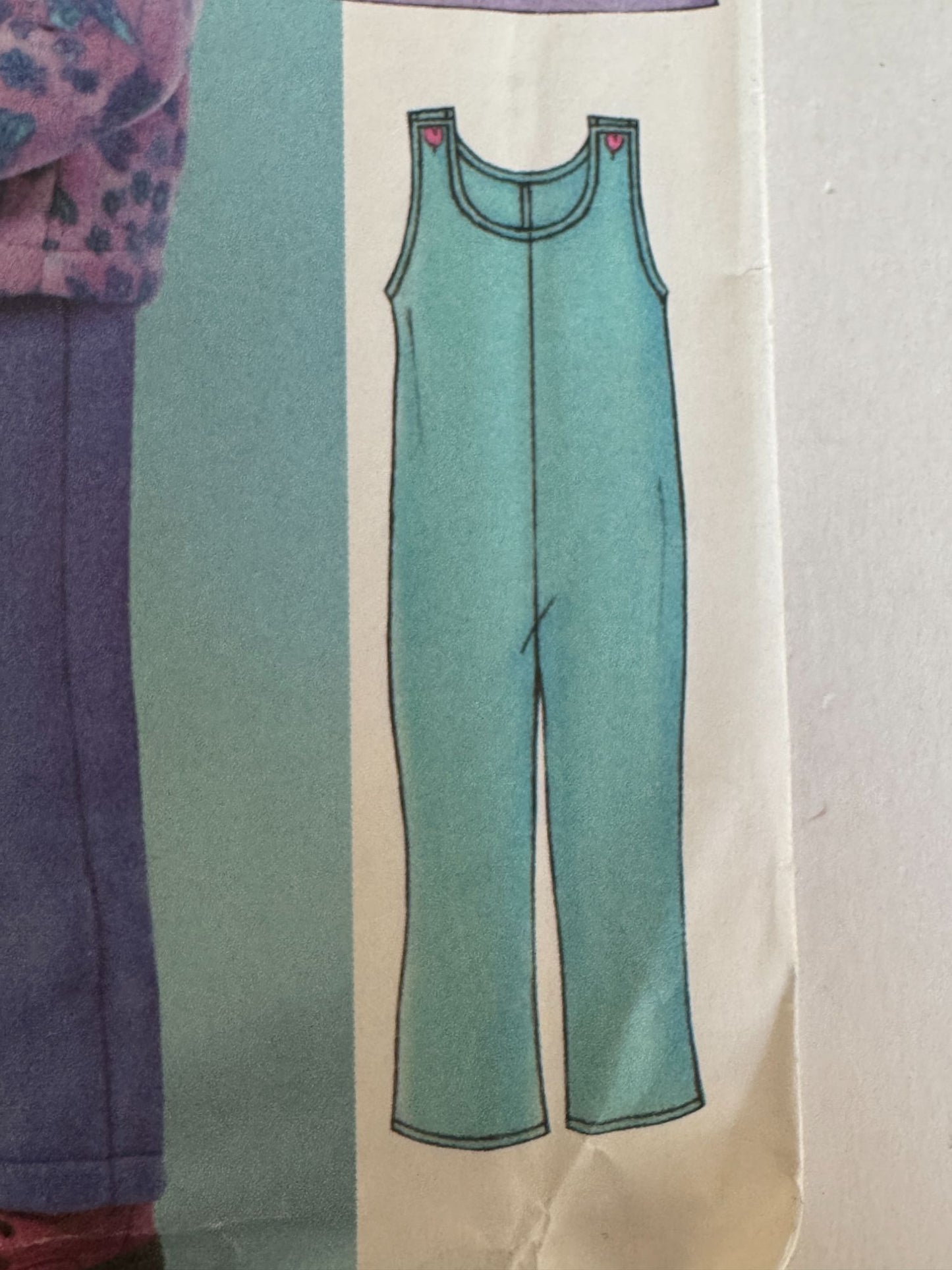 Butterick Sewing Pattern B4335 Winter Jacket Jumper Pants Toddler Girls 2 3 4 5