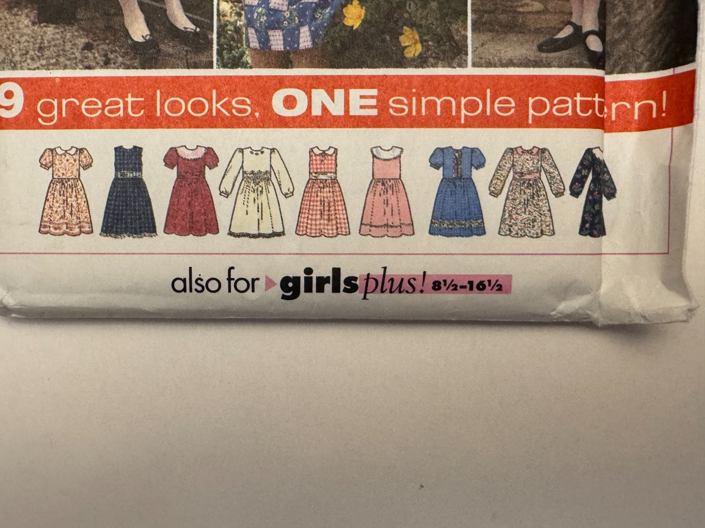 Simplicity Sewing Pattern 9839 Dress 9 Looks Girls Plus Size 8.5 - 16.5 Uncut
